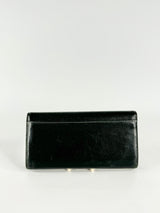 Oroton Black & White Stitch Purse