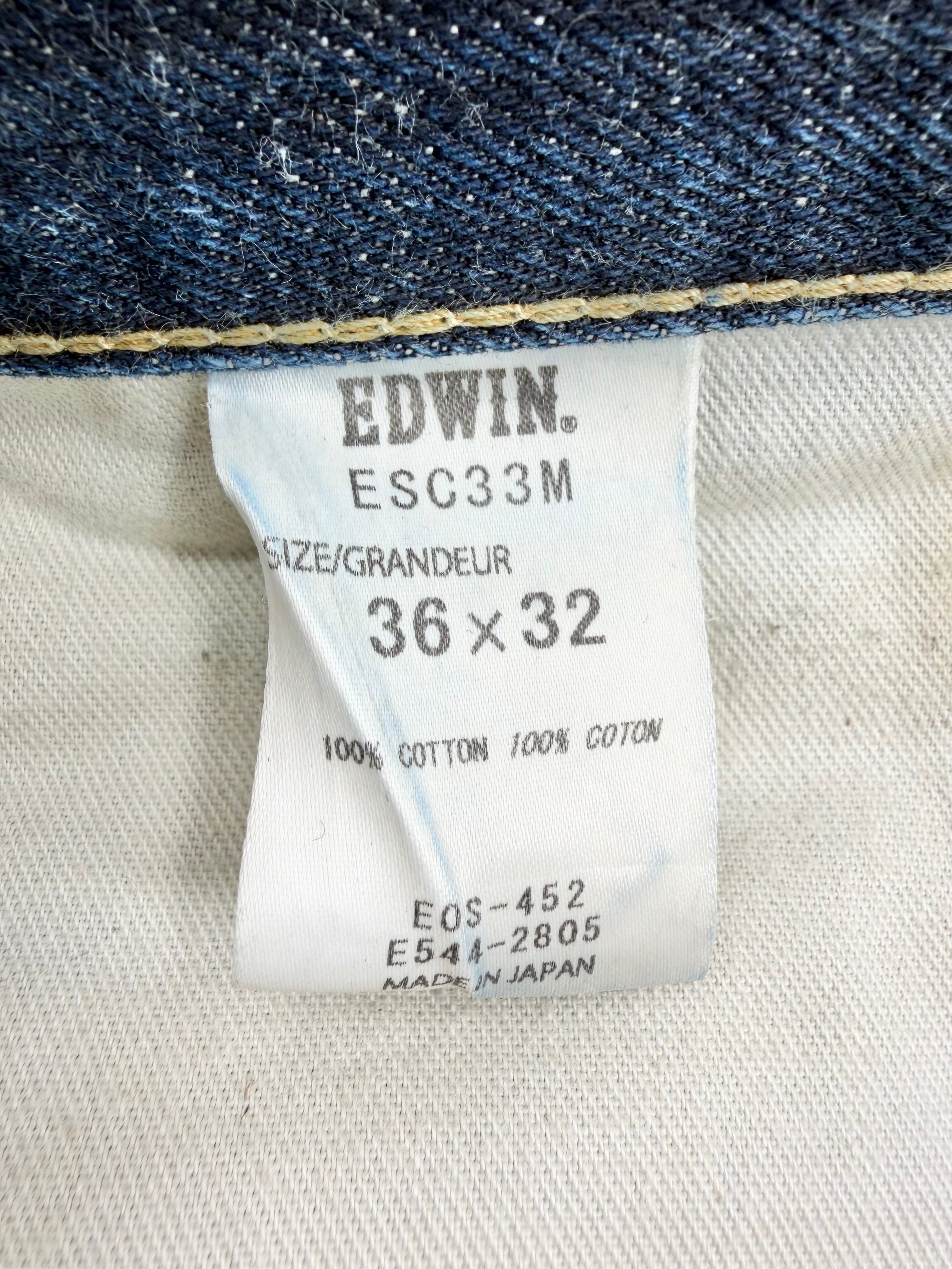 Edwin Dark Blue Denim Jeans - 36