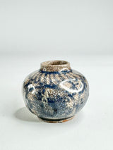 Antique Blue Cracked Glaze Jarlet