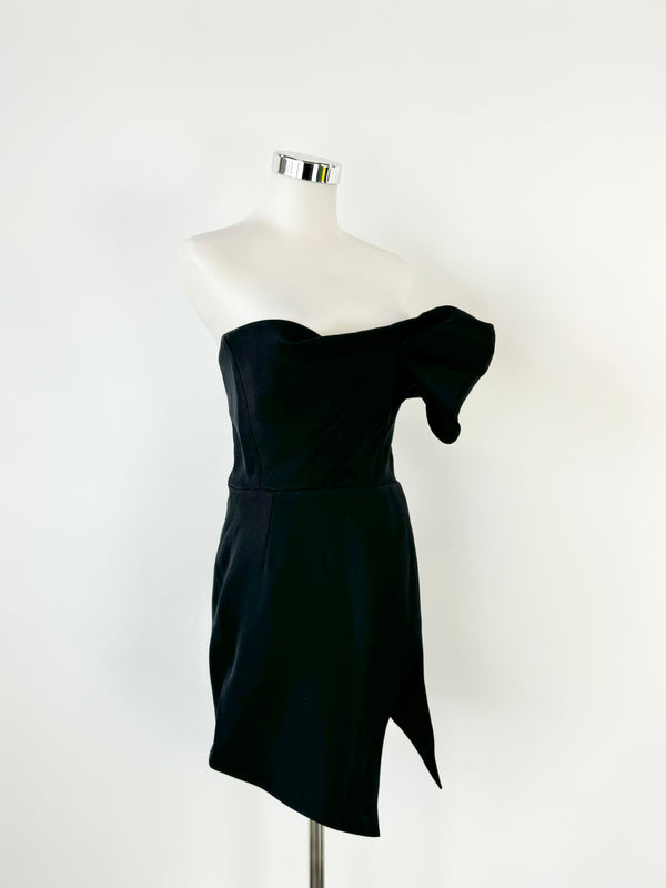 Maticevski Black 'Recapture Mini' Strapless Dress - AU10