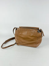 Status Anxiety Mocha 'The Ascendants' Grained Leather Crossbody Bag