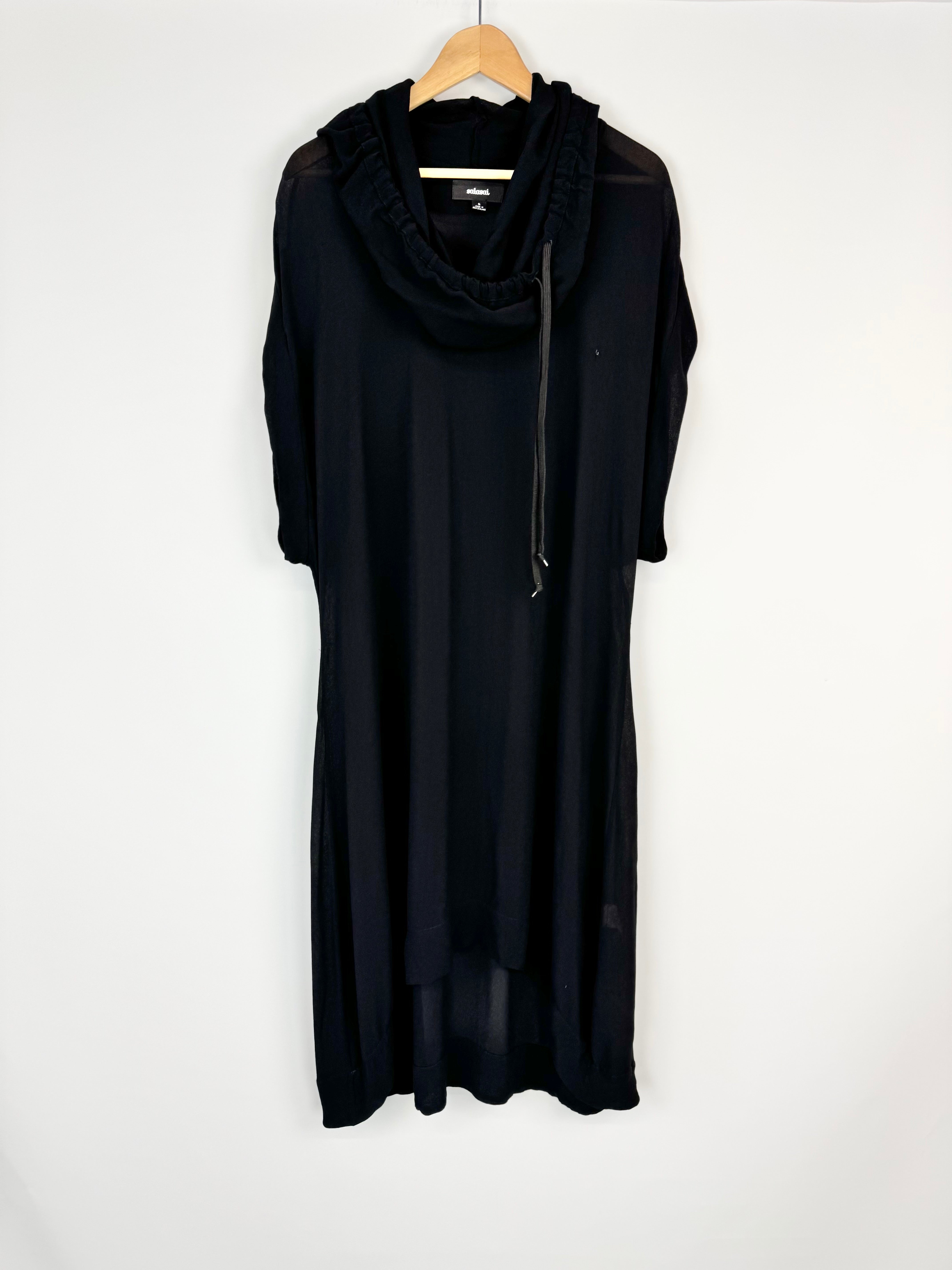 Salasai Black Drawstring Tunic - AU8/10