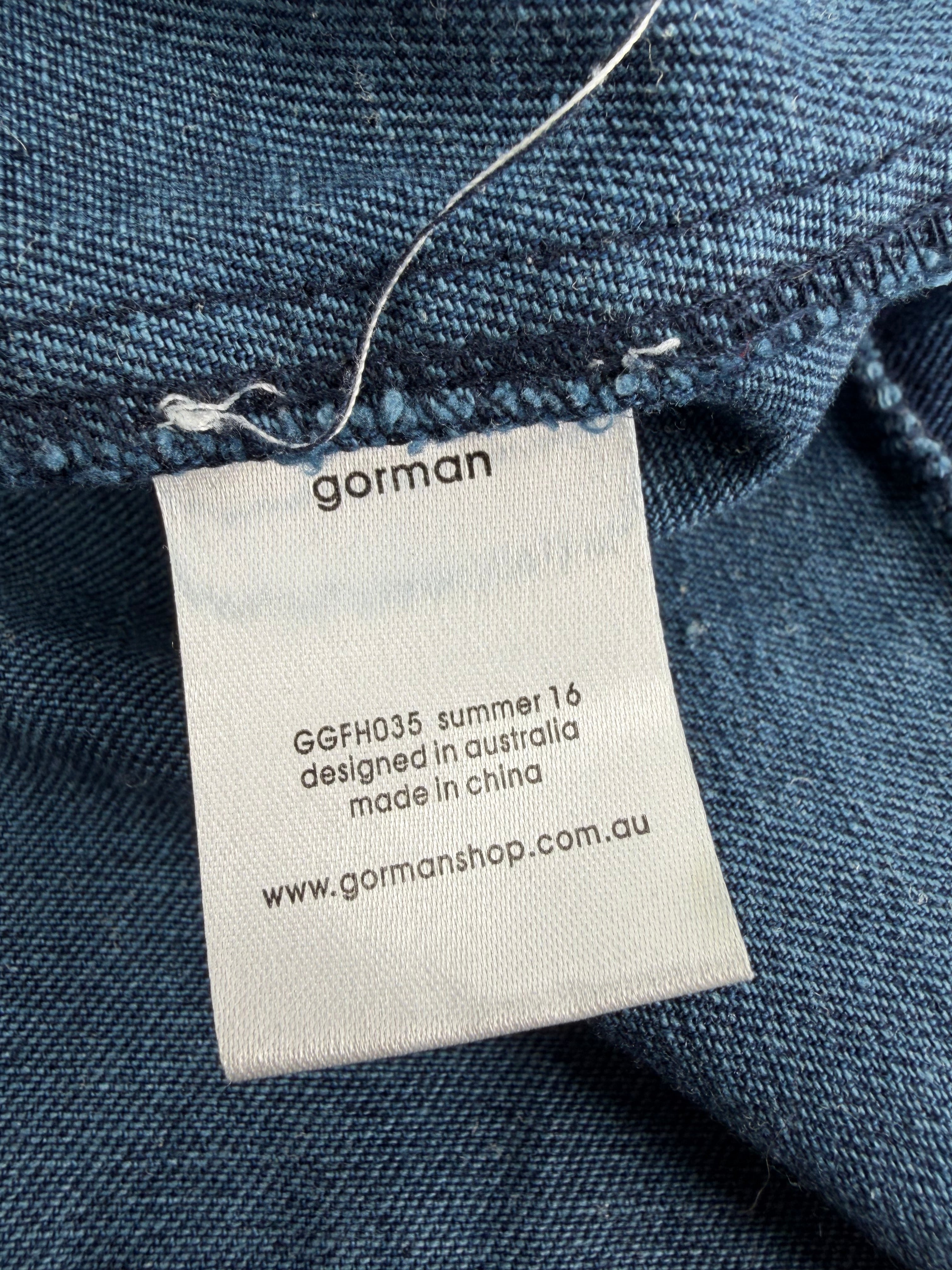 Gorman Summer 2016 Boxy Fit Denim Fit Vest - AU8
