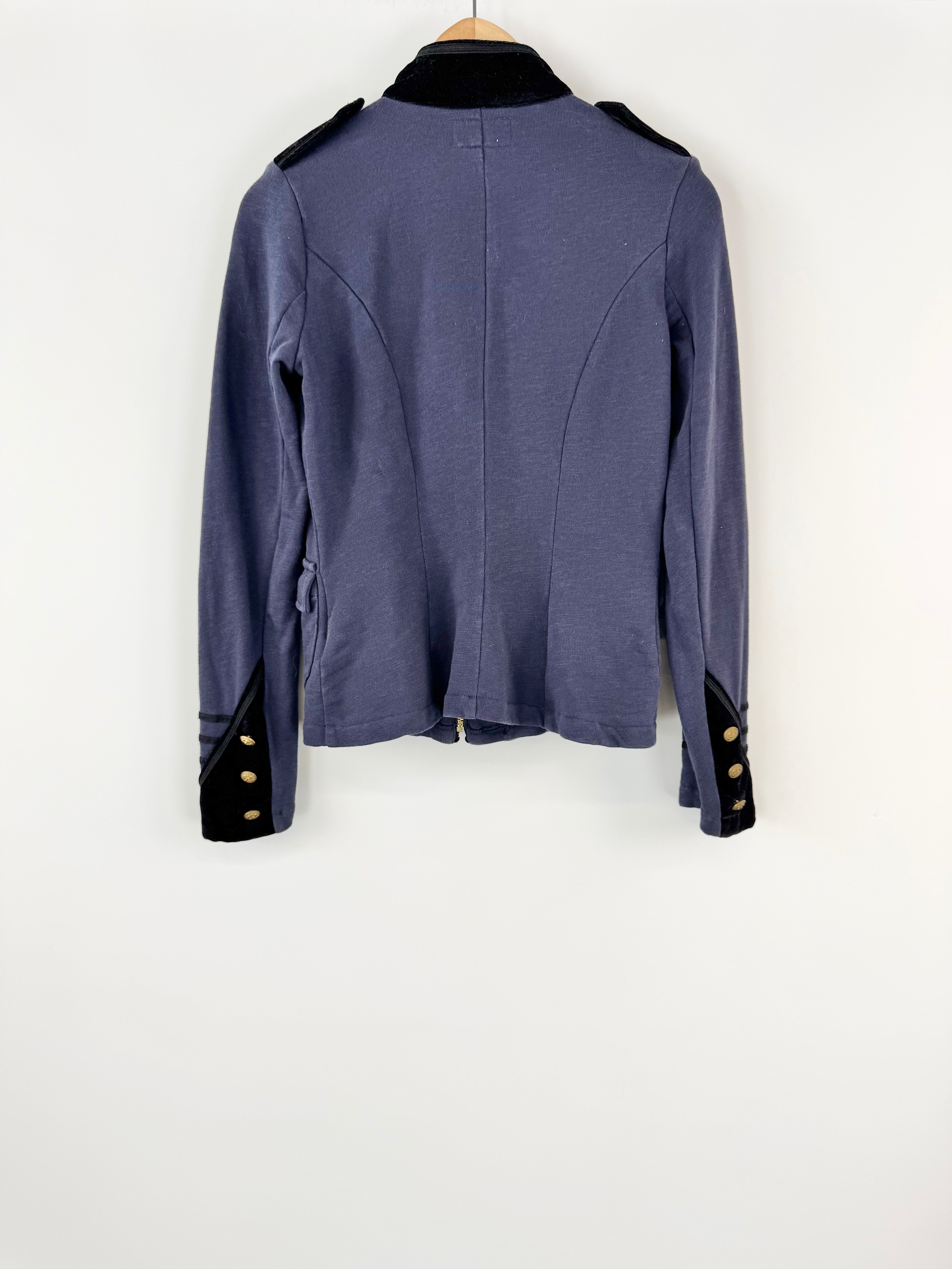 Ralph Lauren Denim & Supply Blue & Black Military Style Jacket - AU10