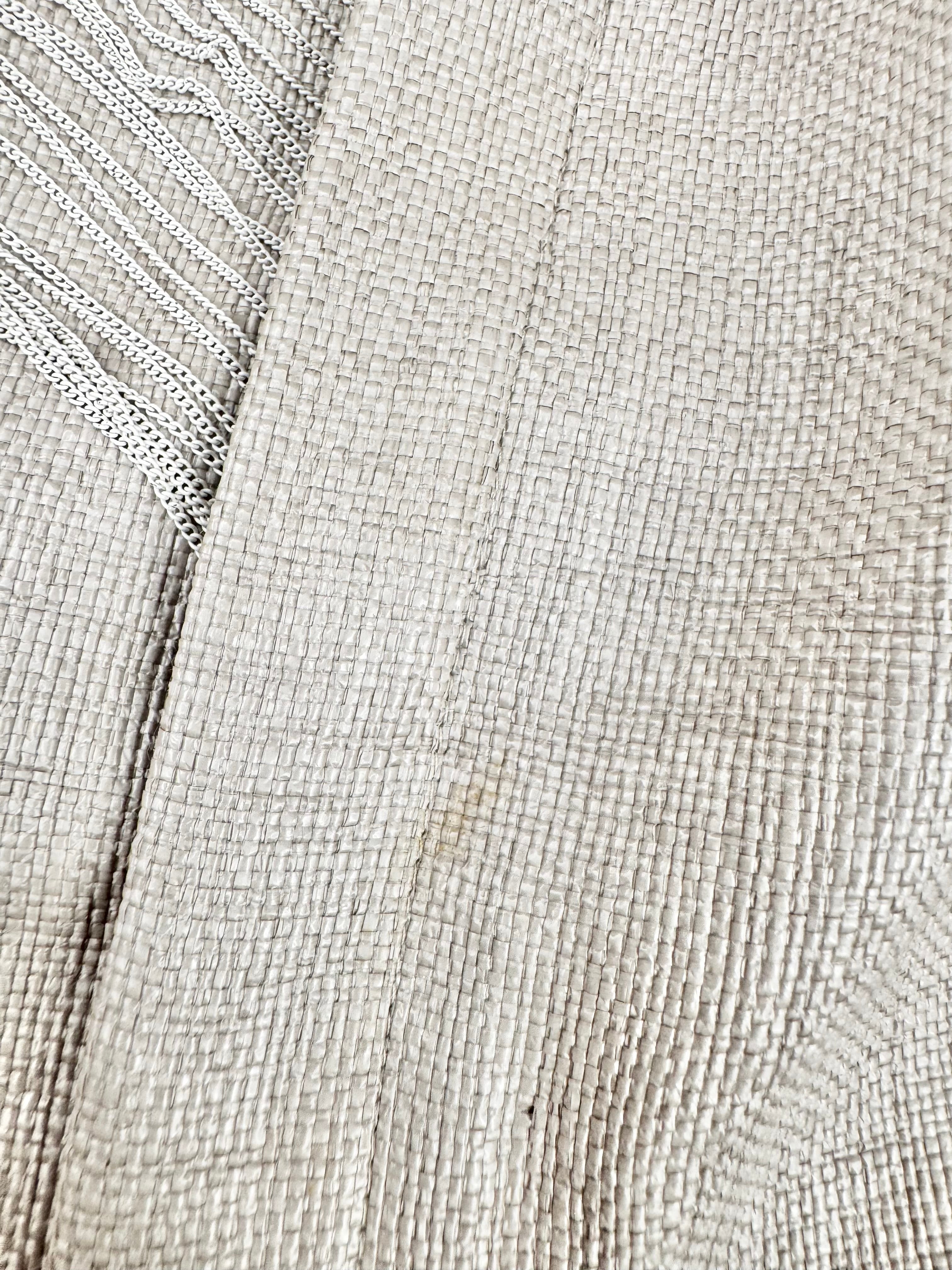 Willow Beige Raffia Silk Lined Pencil Skirt - AU6