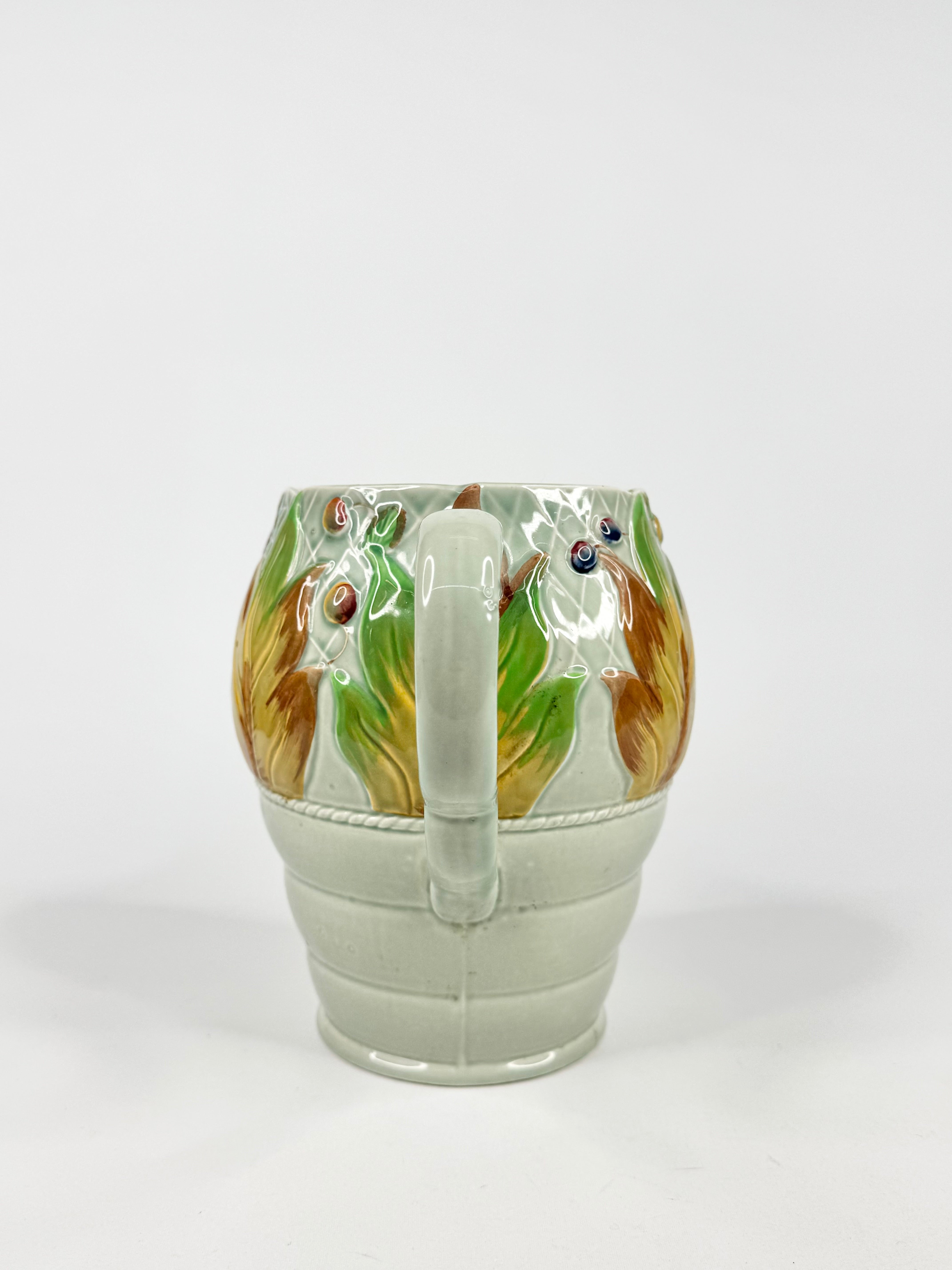 Vintage 1935 Clarice Cliff Celadon Glazed Ceramic Jug