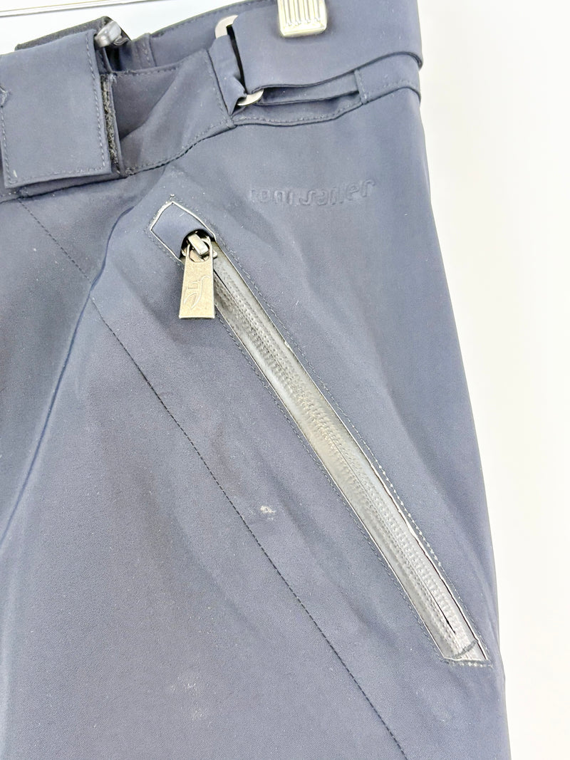 Toni Sailer Black Ski Pant with Suspenders - M
