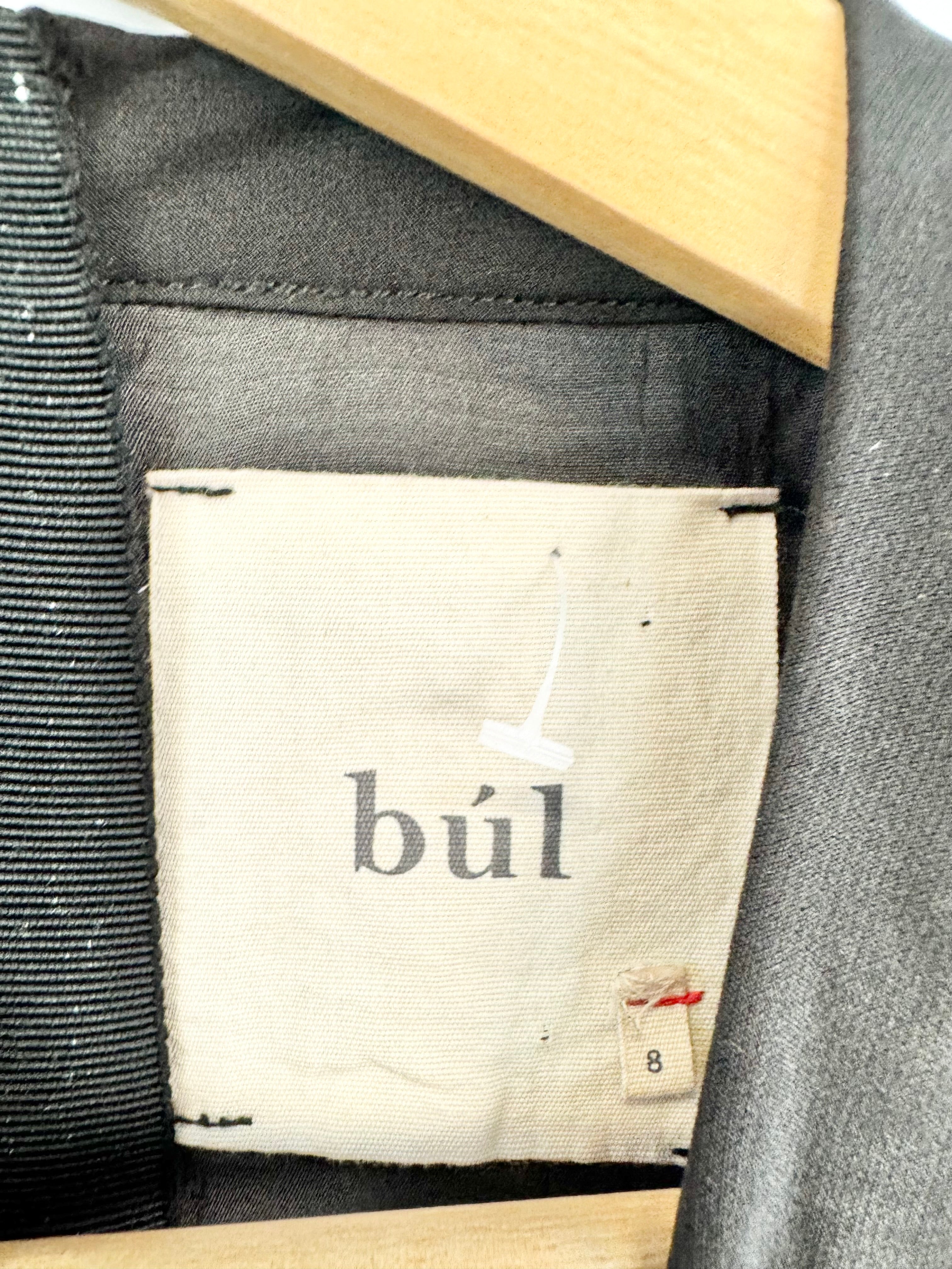 Búl Black Short Sleeve Dress - AU8/10