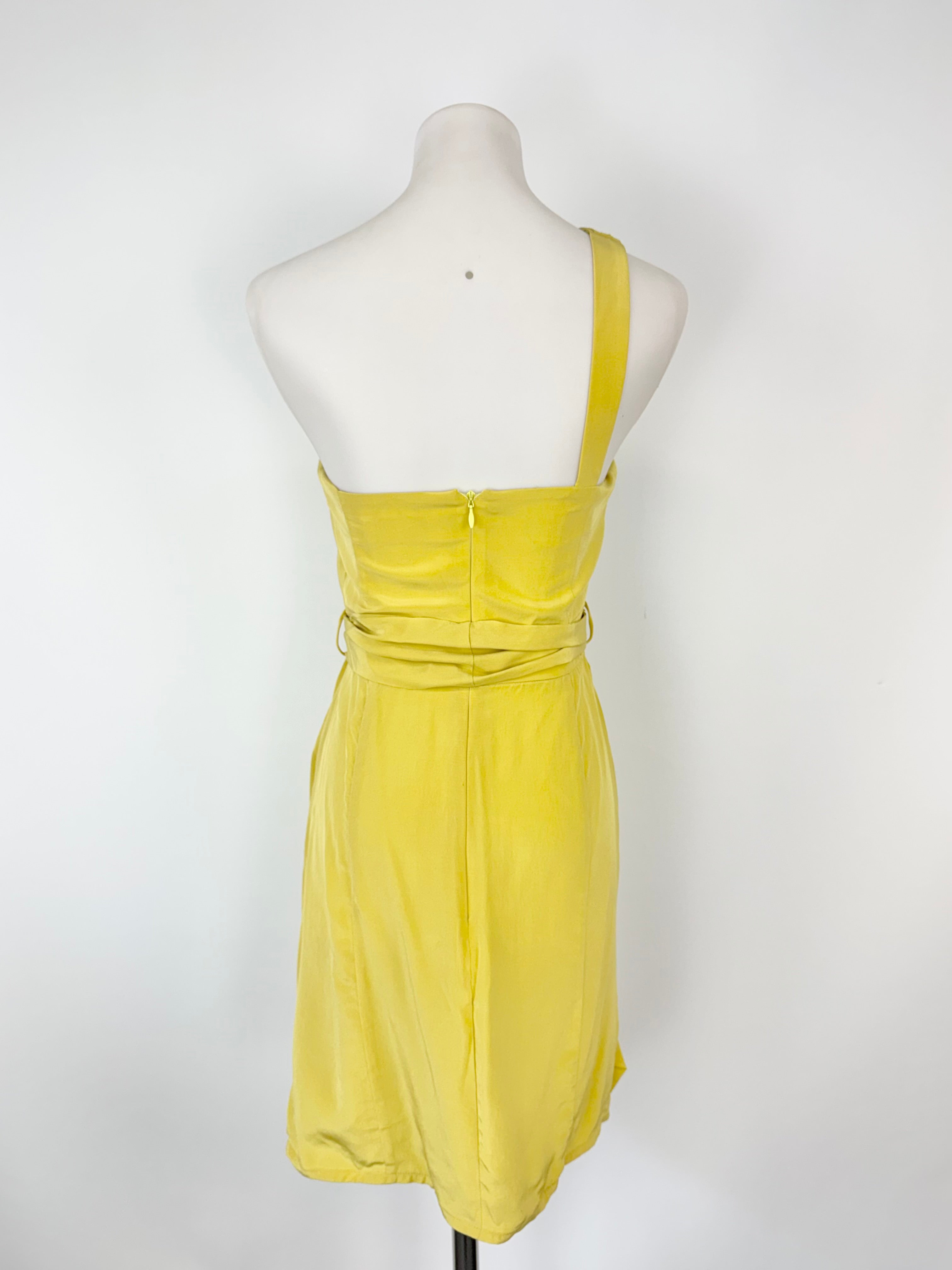 Zimmermann Sunflower Yellow Silk Mini Dress - AU6/8