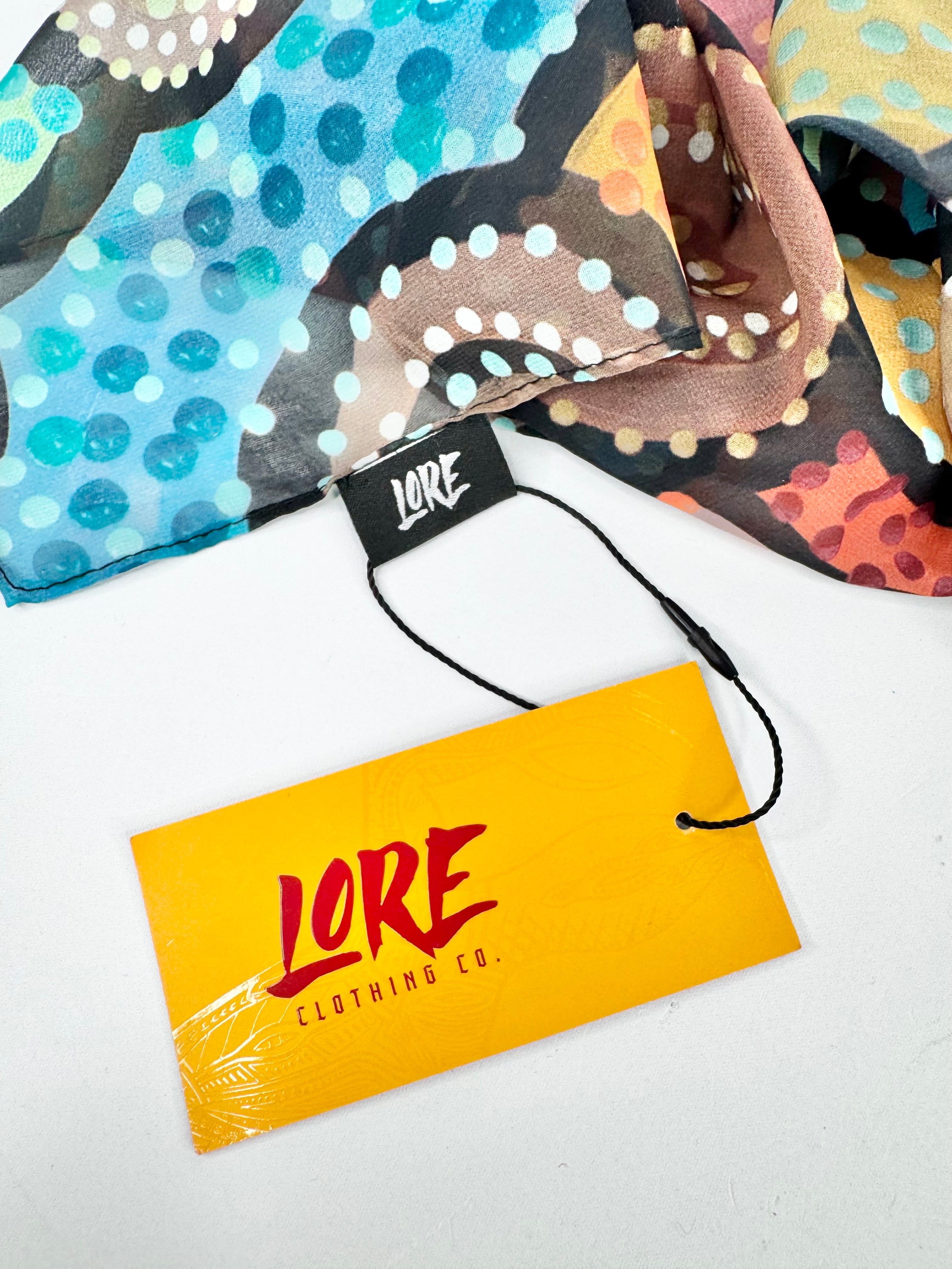 Lore Clothing Polyester Scarf NWT