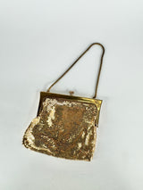 Vintage Oroton Gold Mesh Evening Purse