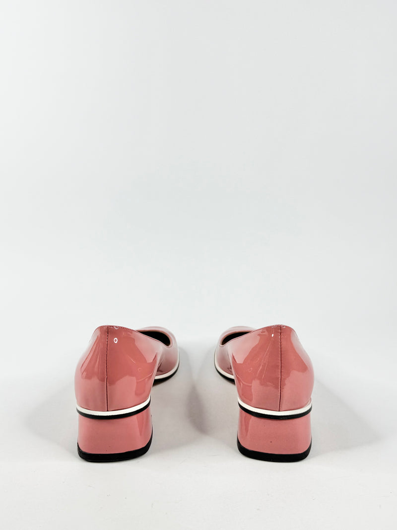 Red Valentino Rose Pink Patent Leather Pumps NWT - EU37