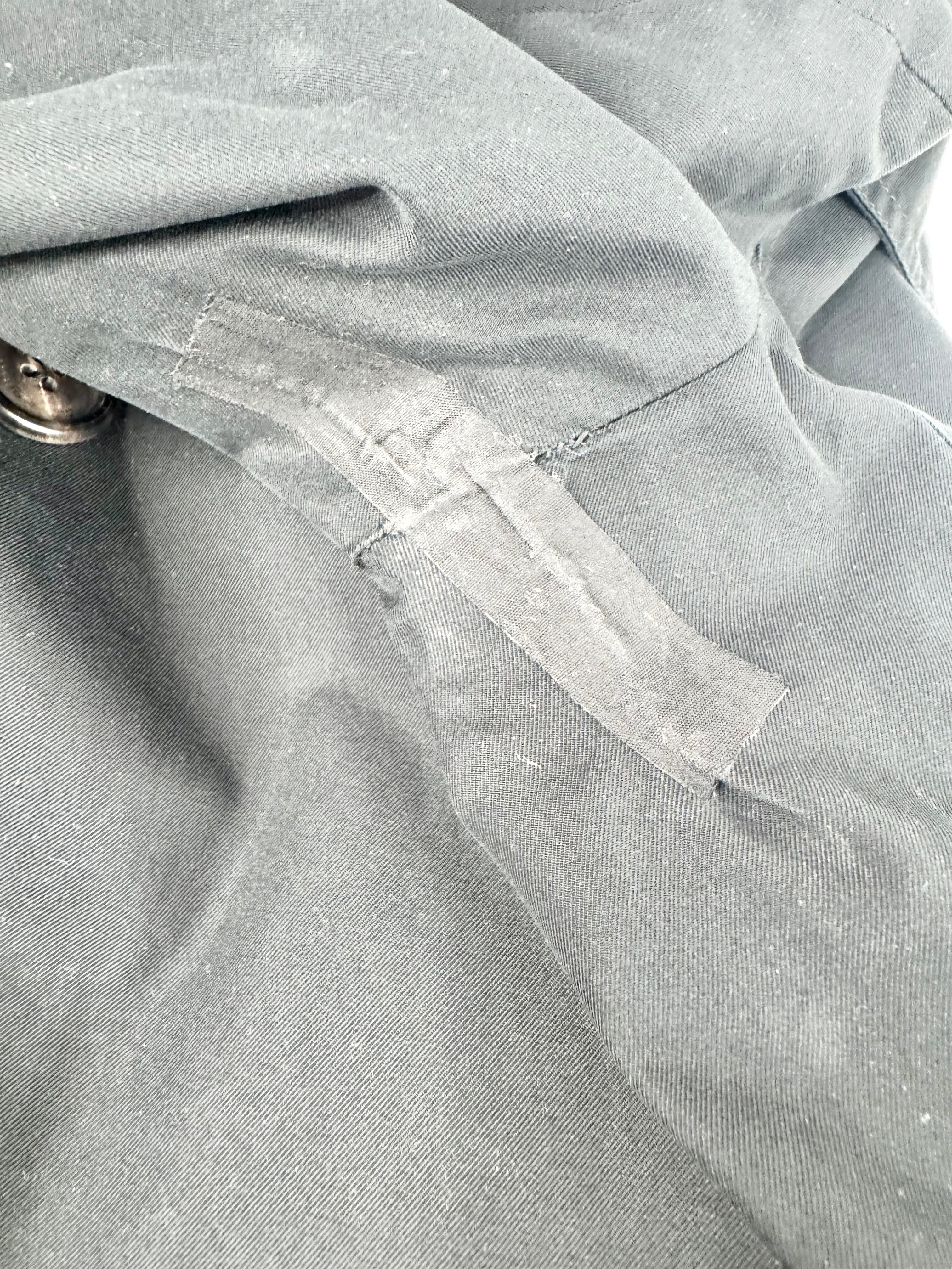 Burberry Black 'Kensington' Novacheck Lined Mid Length Trench Coat - AU16/18