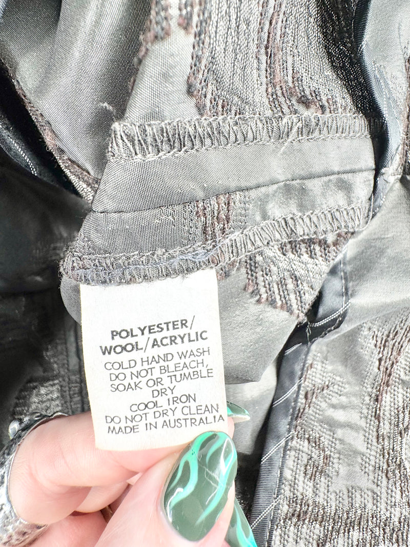 Showroom Cropped Brocade Jacket - AU12