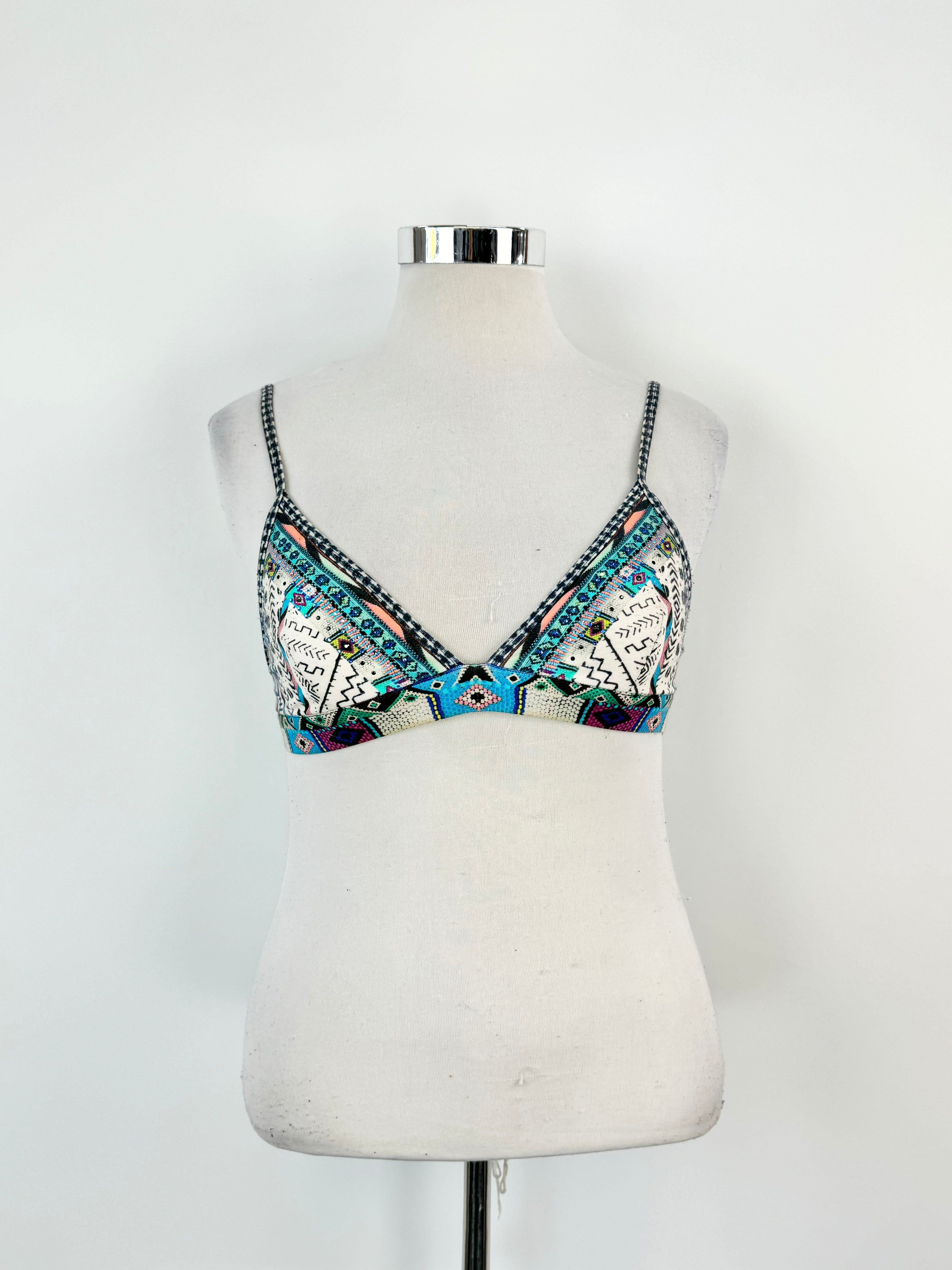 Camilla Blue Crystal Embellished Bralette - AU12