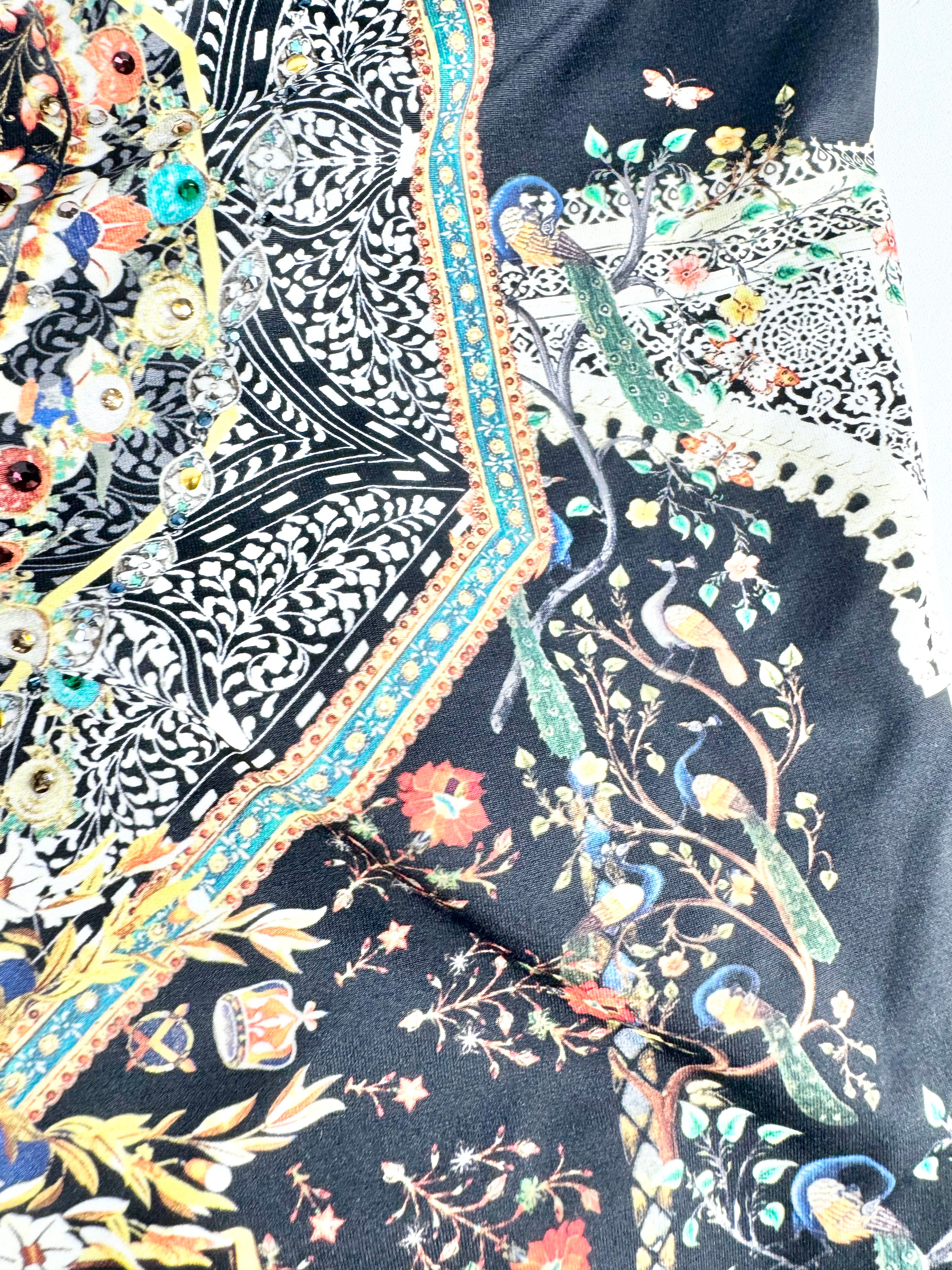 Black Jewel Embellished Swimsuit - AU10