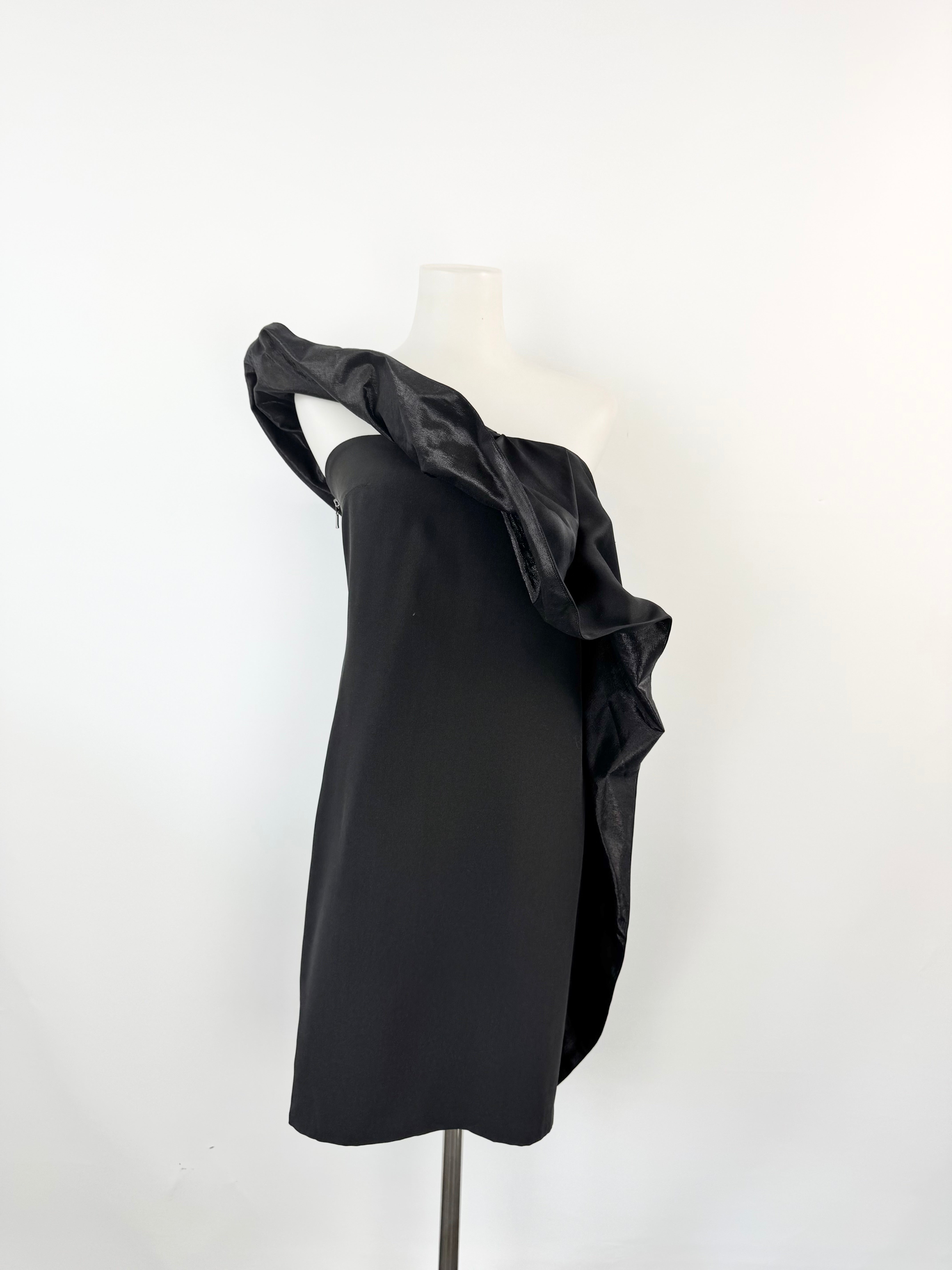 Maticevski Black Off Shoulder Midi Dress - AU10