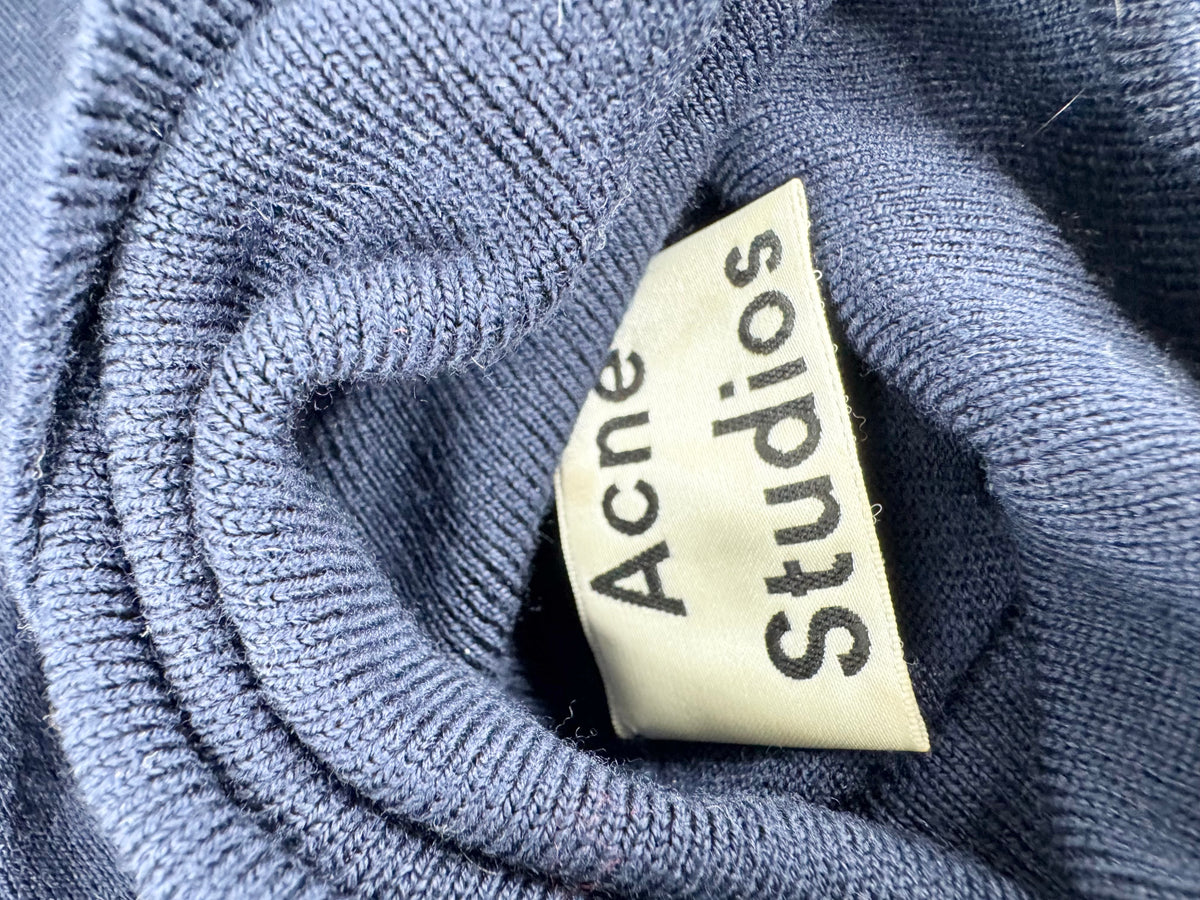Acne Studios Navy 'Merino Delight' Skivvy - AU6/8