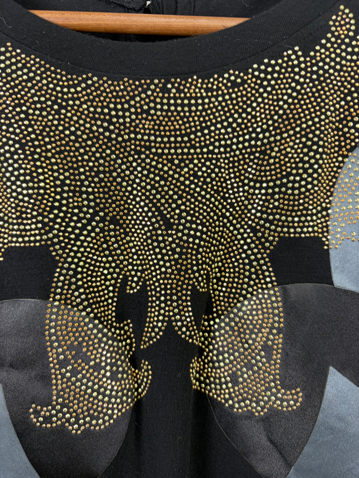 Versace Collection Studded Brocade Pattern Relaxed Fit Shirt - AU12/14