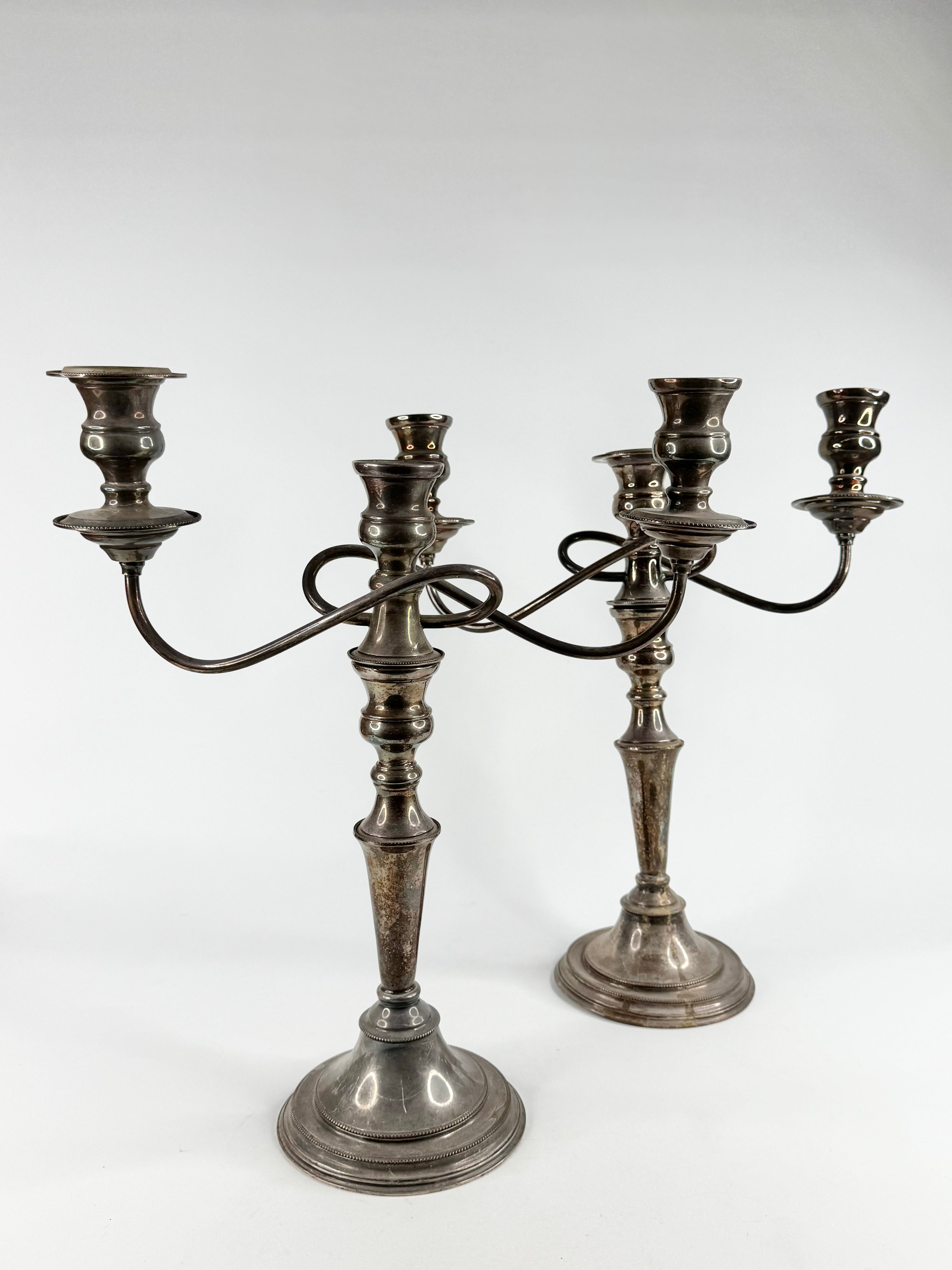 Vintage Silverplated Candlebras