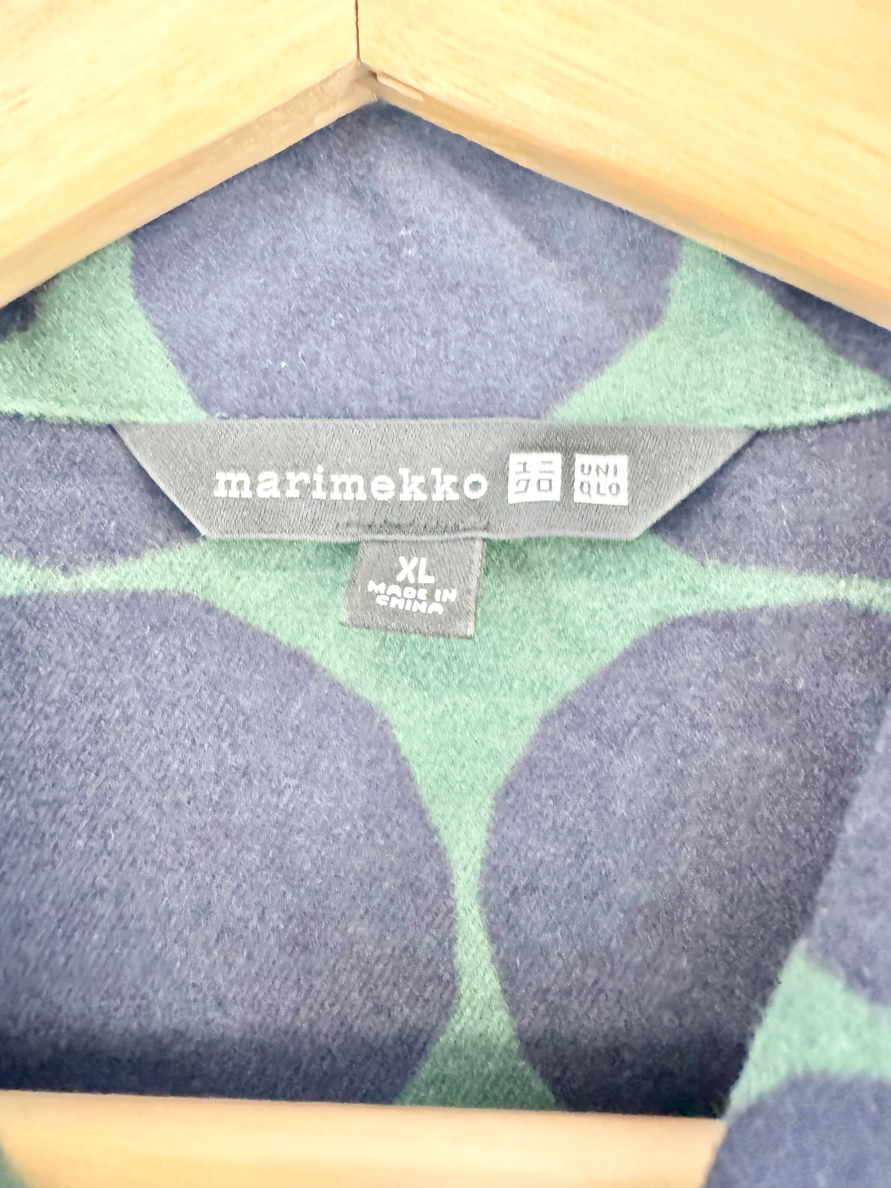 Uniqlo x Marimekko Flannel Maxi Dress - AU14/16