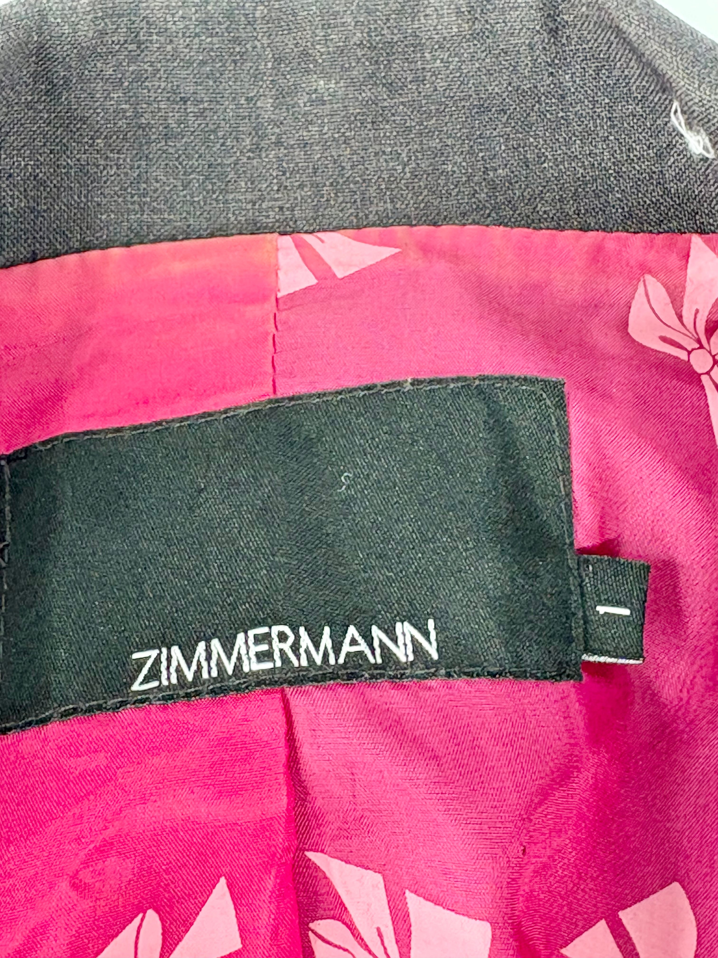 Zimmermann Dark Grape Wool-Blend 2pc Jacket & Skirt Set - AU8