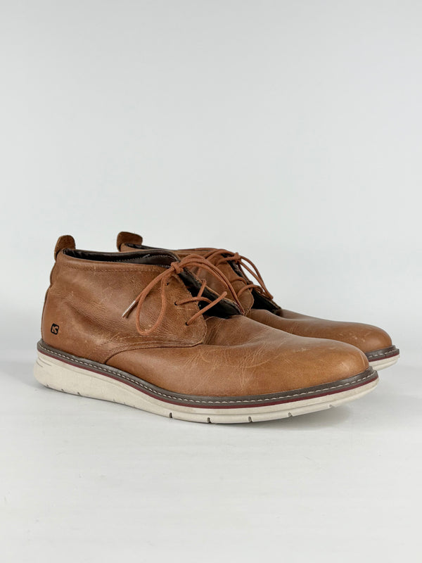 Kildare Malt Leather Lace-Up Ankle Boots - EU44