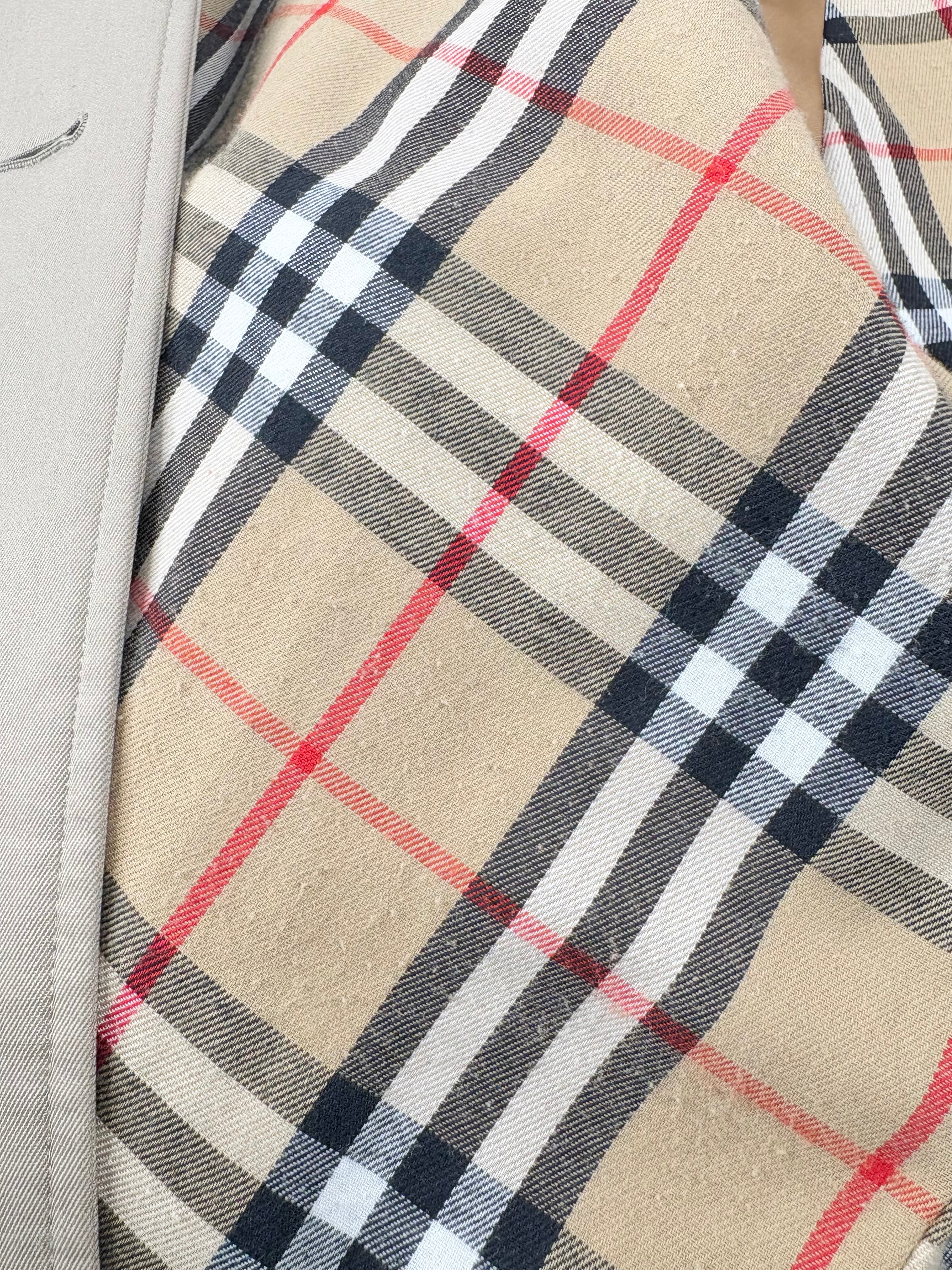 Burberrys Vintage 90s Beige Trench Coat - AU14/16