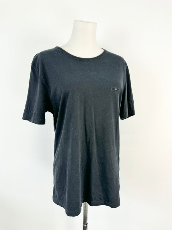 Boss Hugo Boss Black Cotton T-Shirt - M