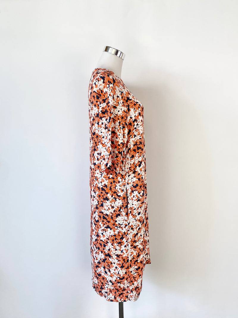 Marimekko Orange & White 'Henriikka' Dress - AU8