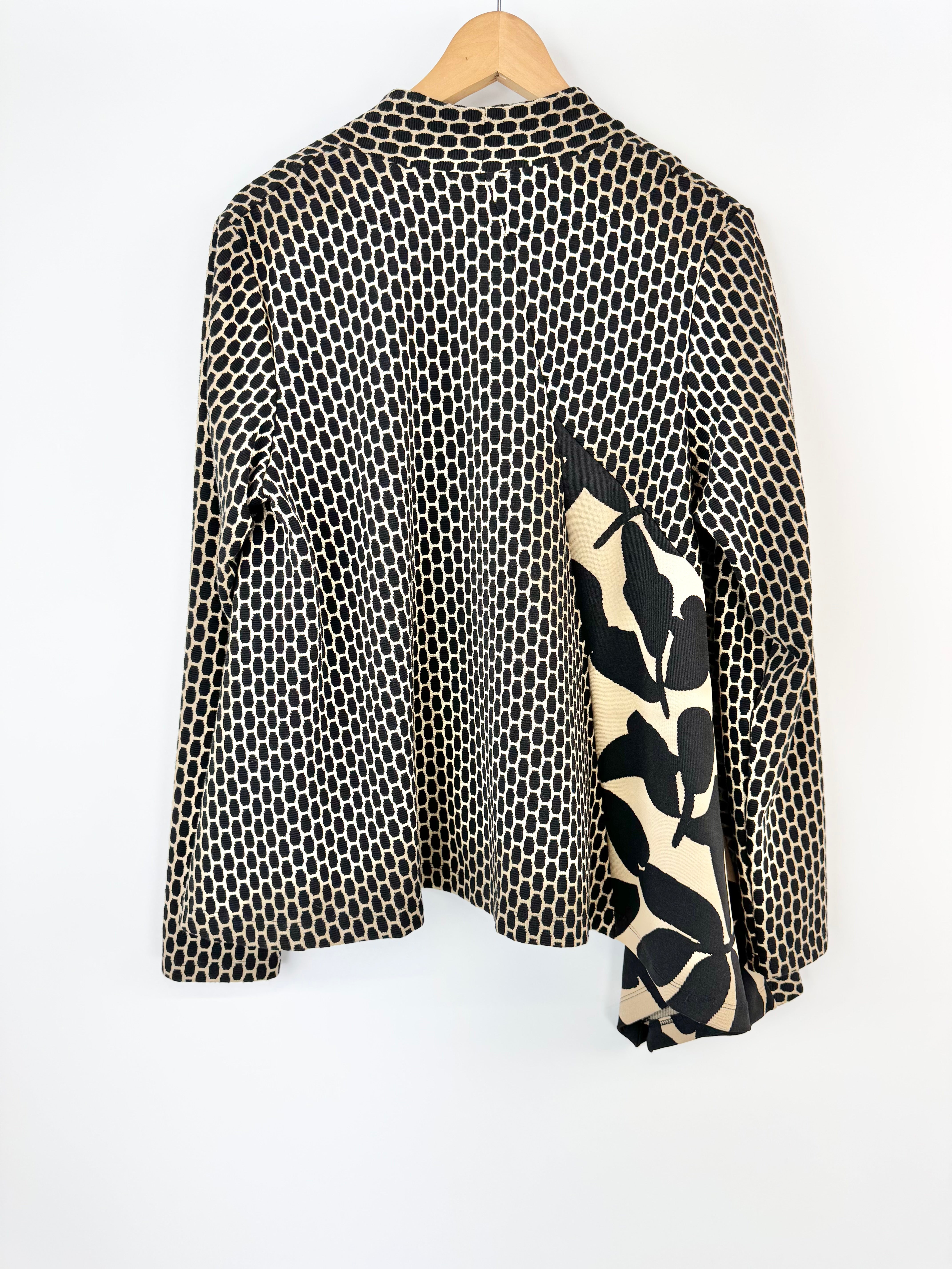 Alembika Brown & Cream Patterned Cardigan NWT - AU6