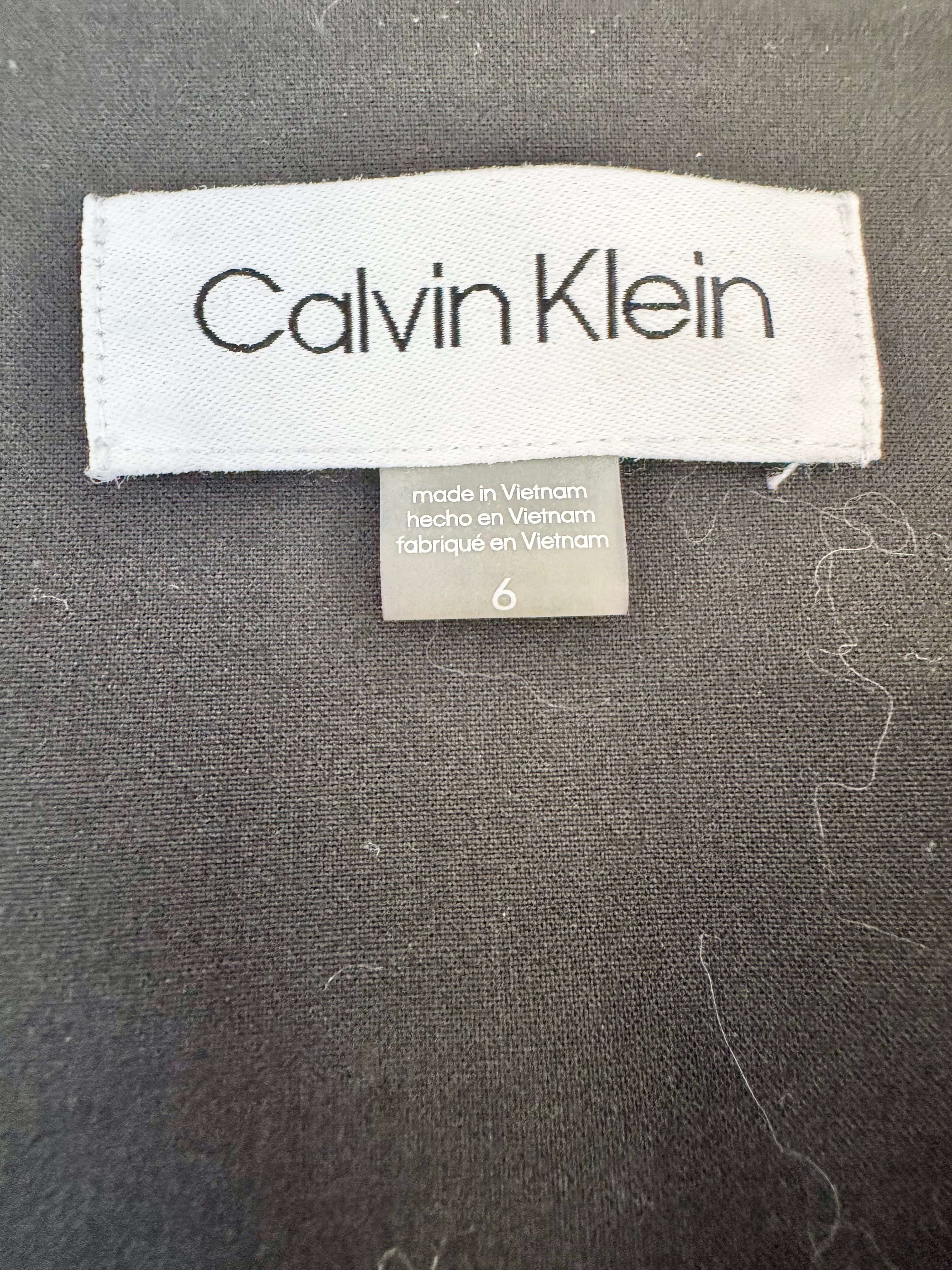 Calvin Klein Black Zippered Jacket - AU8/10