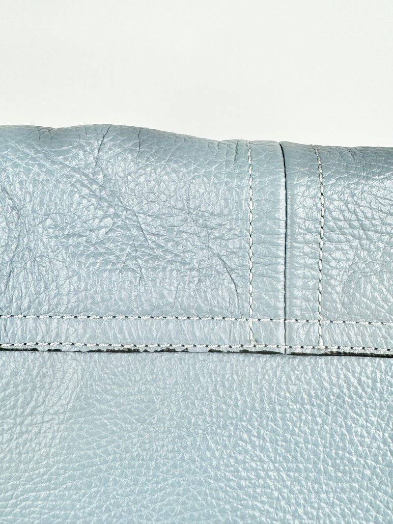 Caterina Lucchi Powder Blue Leather Cross Body Bag