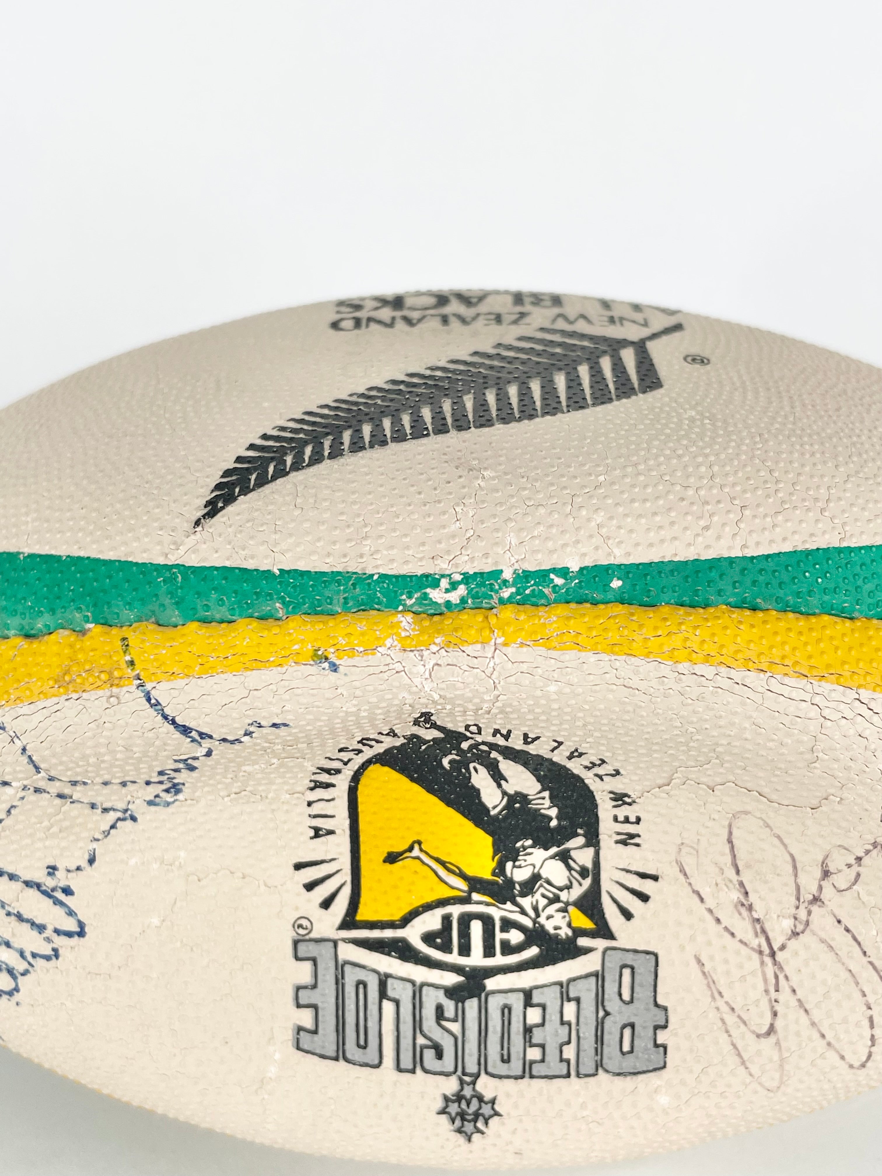 Signed 1997 Bledisloe Cup Mini Rugby Ball