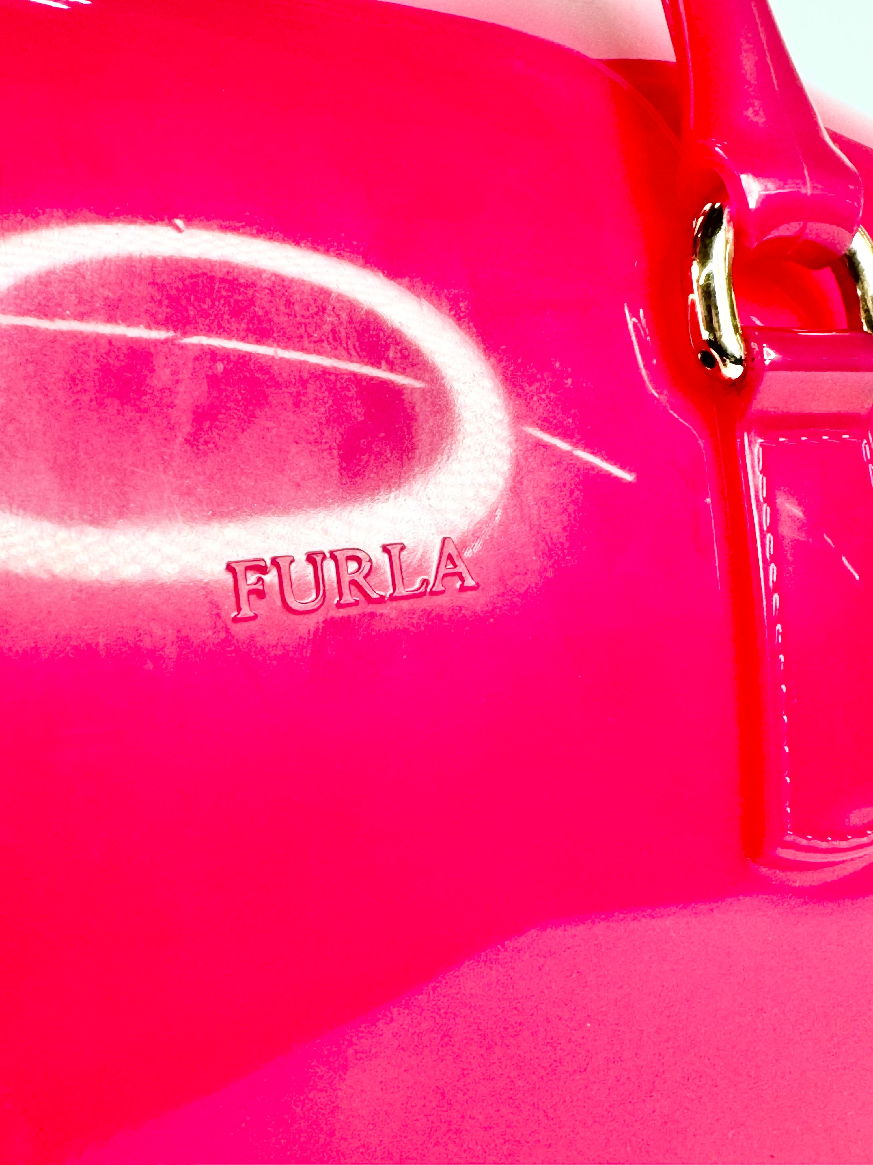 Furla Raspberry Candy Tote Bag