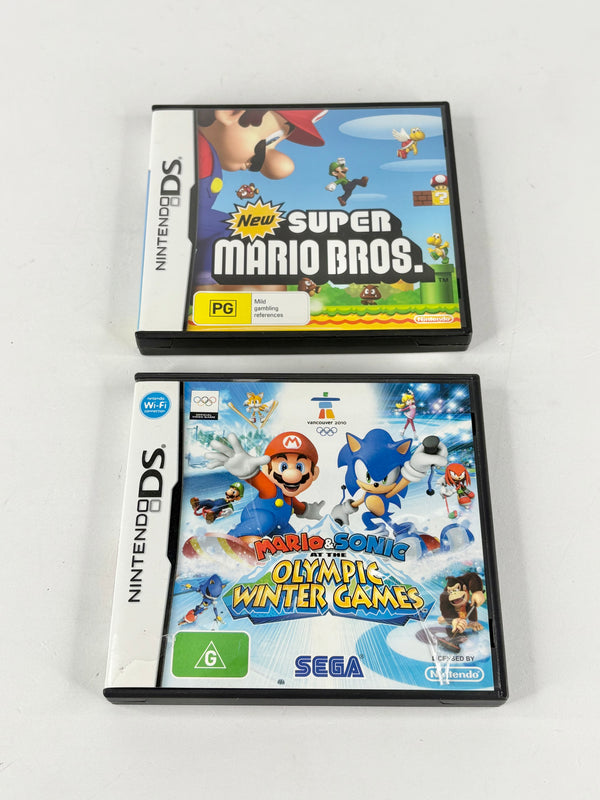 Pair of Nintendo DS Mario Games