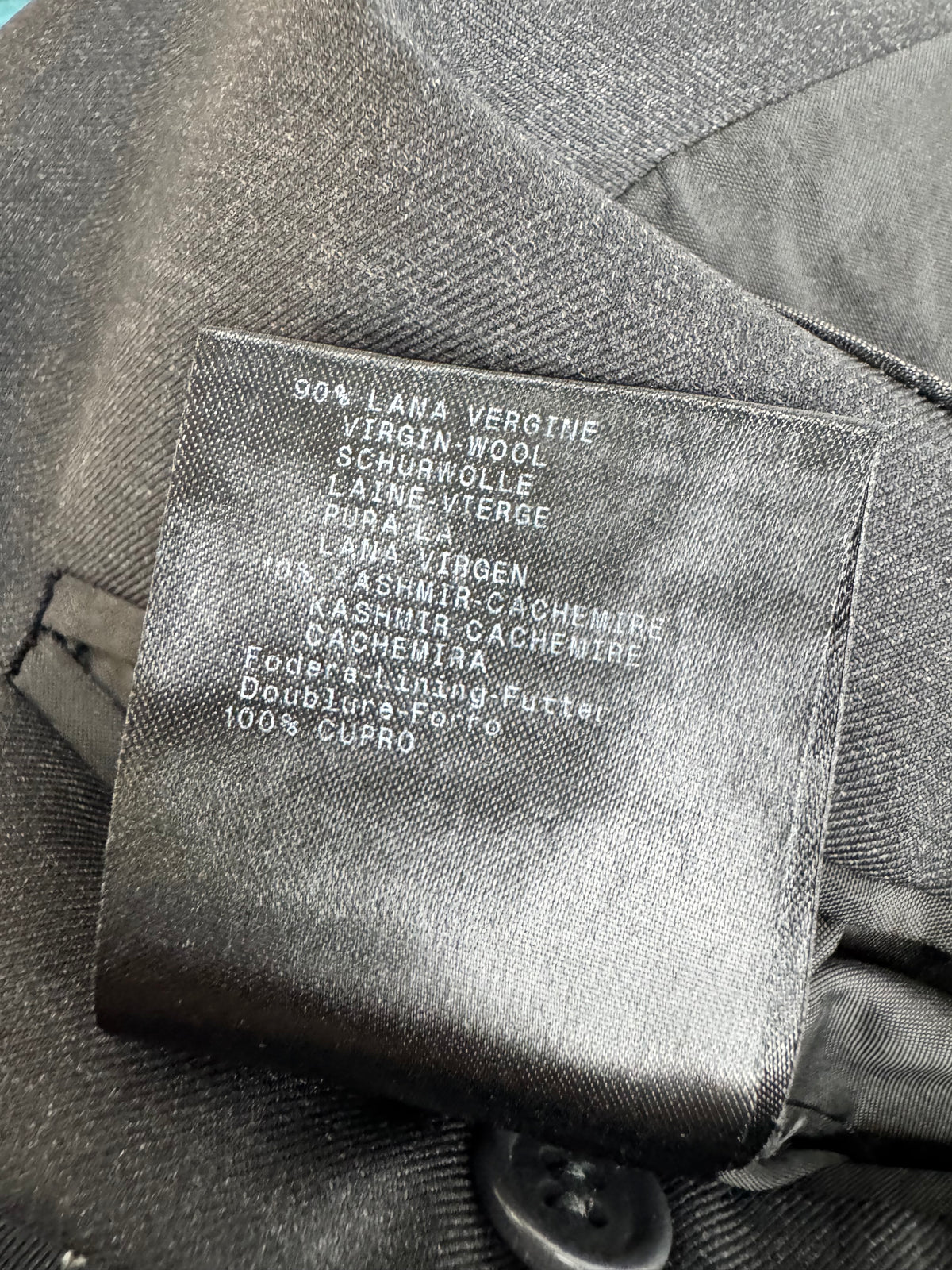 Giorgio Armani Deep Grey Wool & Cashmere 2 Piece Suit - 50R