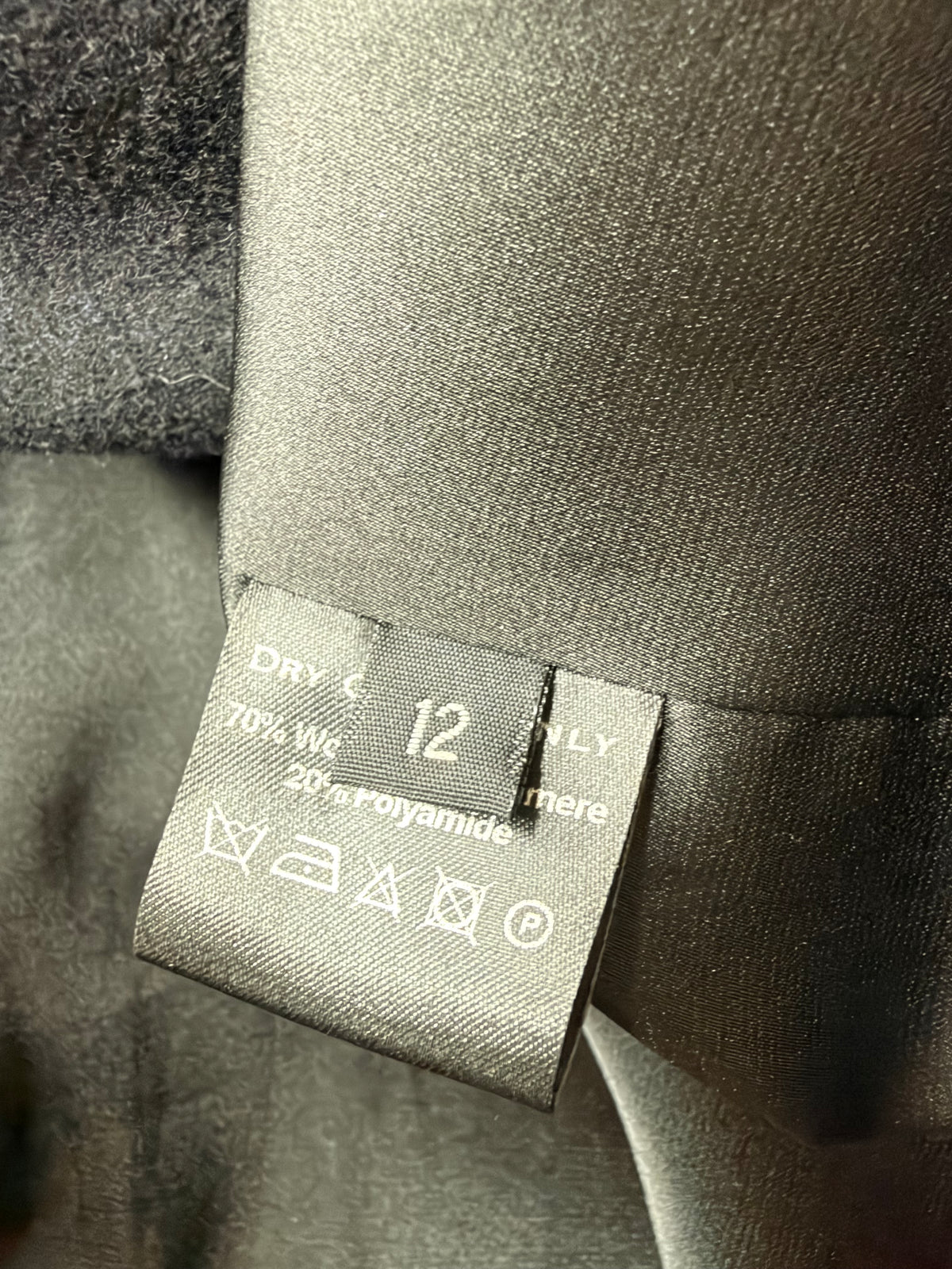 Allora Deep Blue Wool & Cashmere Blend Trench Coat - AU12