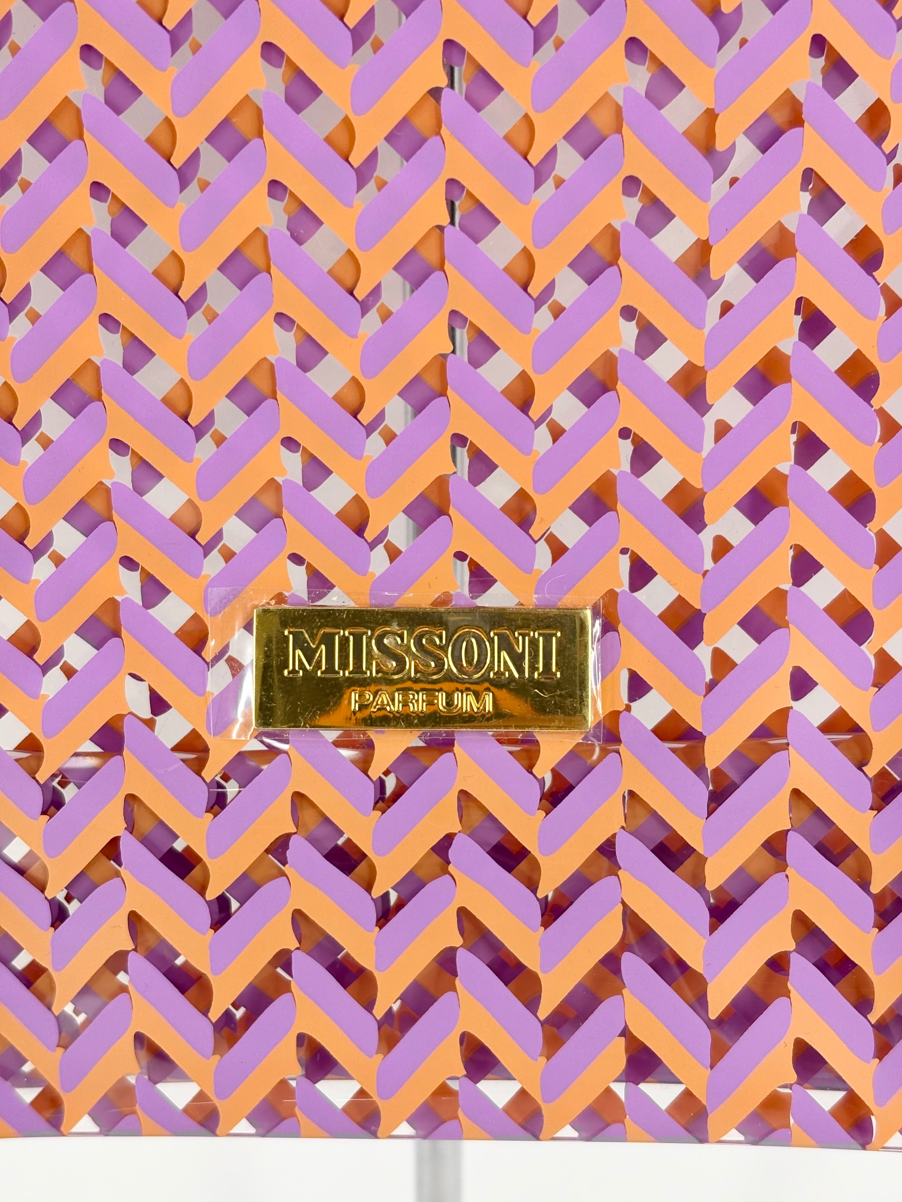 Missoni Parfum GWP Transparent Zigzag-Pattern Tote Bag