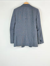 Calibre Blue Micro-Pattern Wool-Blend 2pc Suit - 36/28