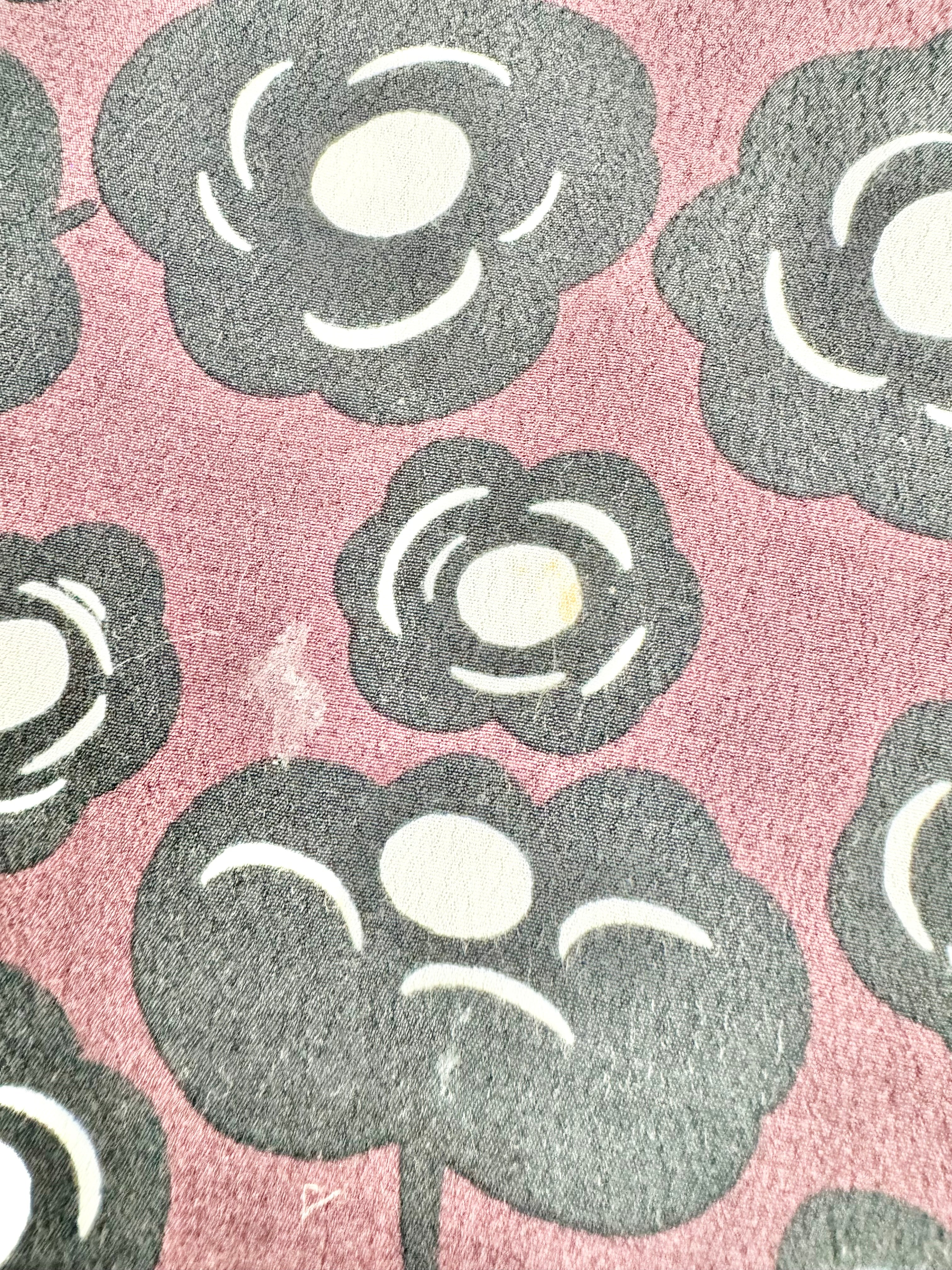 Marimekko 'Tumma' Pattern Red & Black Pattern Dress - AU8/10