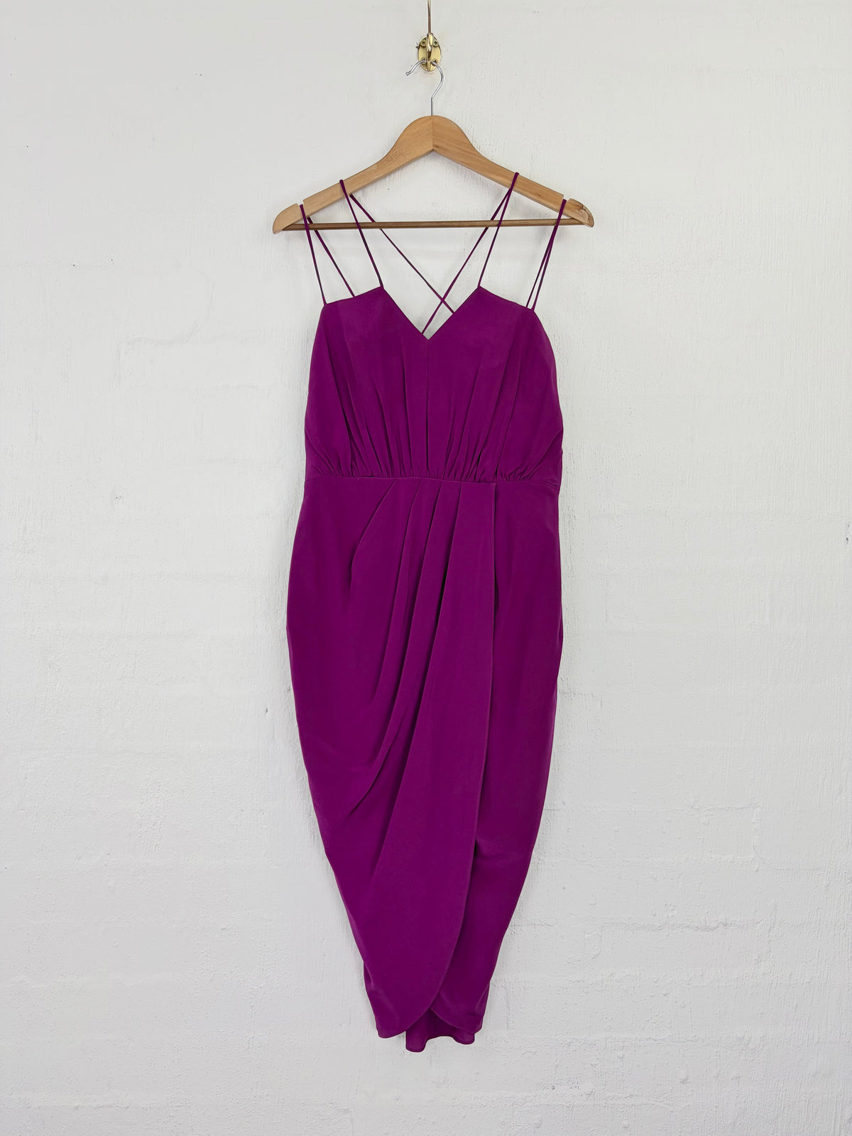 Rodeo Show Violet Silk Dress - AU12