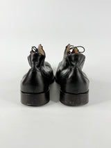 Soré Roma Black Leather Platypus-Toe Dress Shoes - EU46