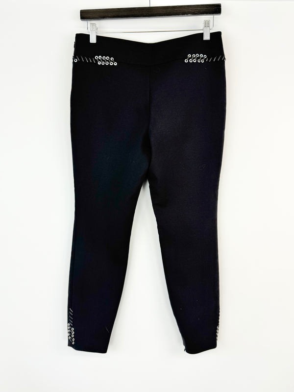 Alexander McQueen 2017 Wool Blend Slacks - 42
