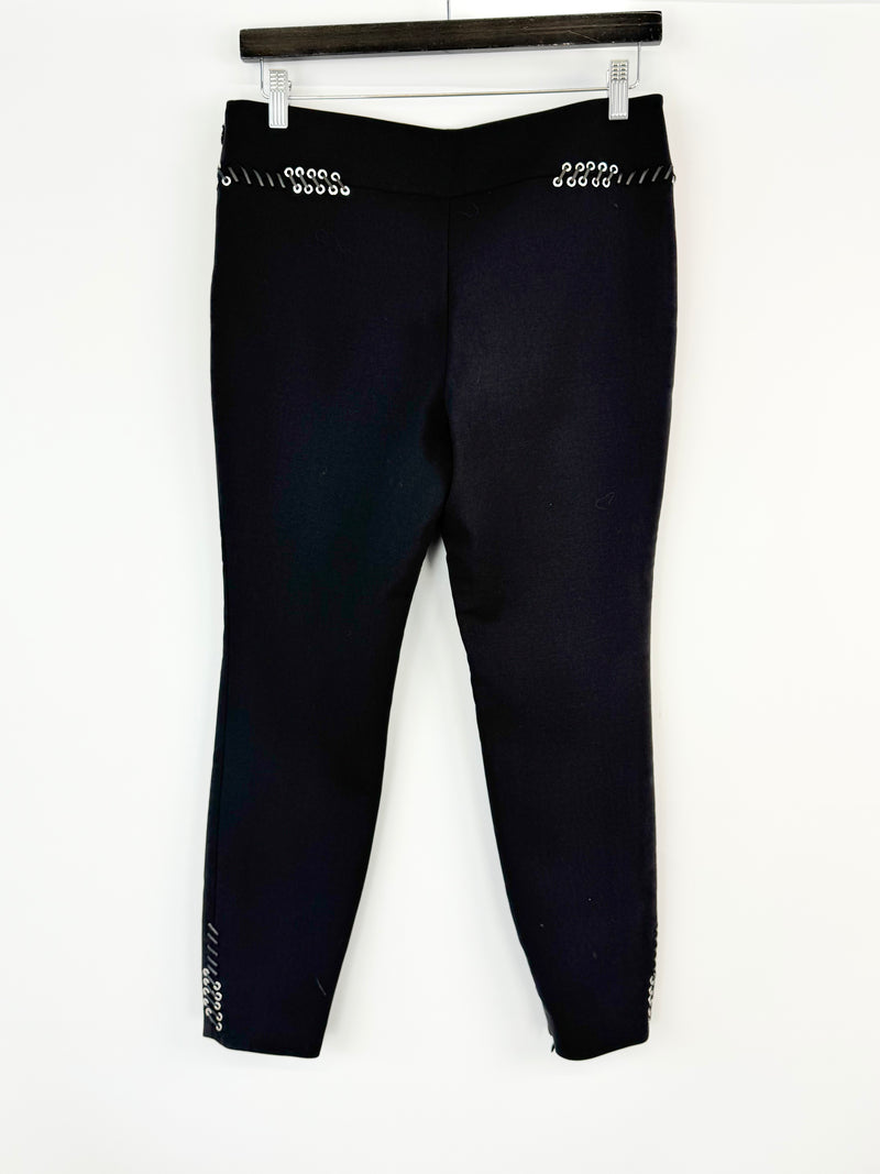 Alexander McQueen 2017 Wool Blend Slacks - 42