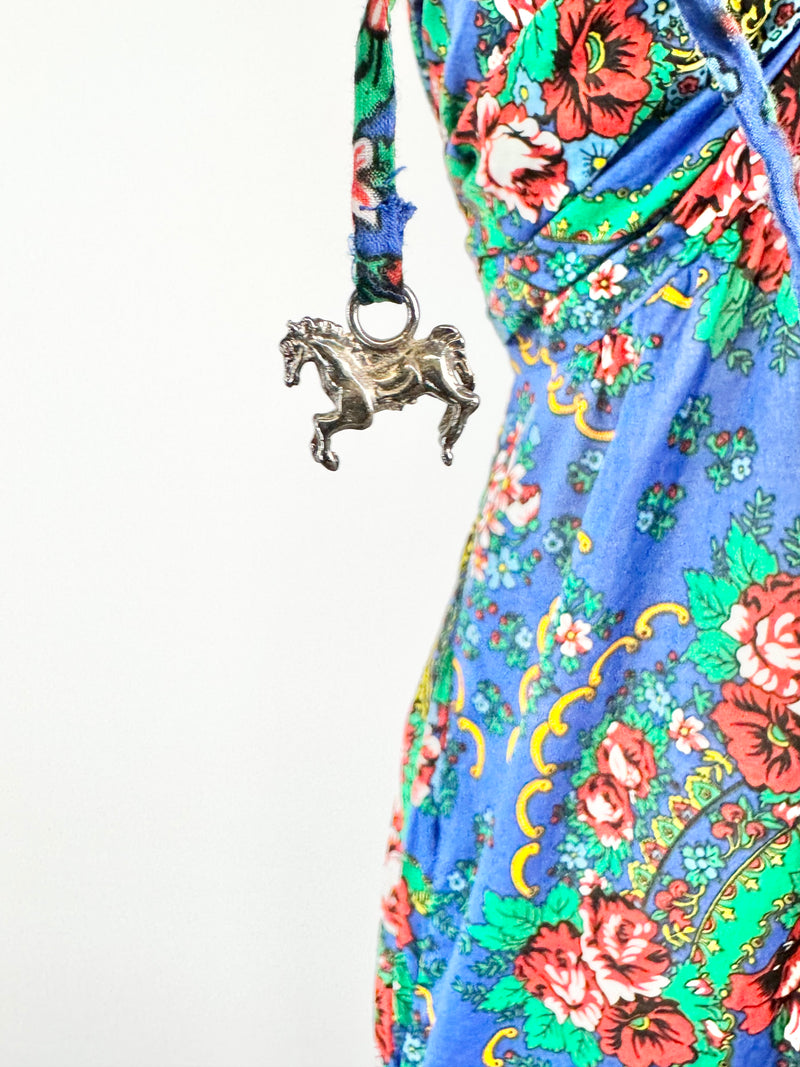 Zimmermann Electric Blue Floral Summer Dress - AU8