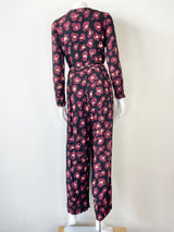 Gorman Black with Floral Print Jumpsuit - AU8