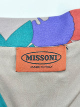 Missoni Multicolour Viscose Long Sleeve Dress - AU12/14