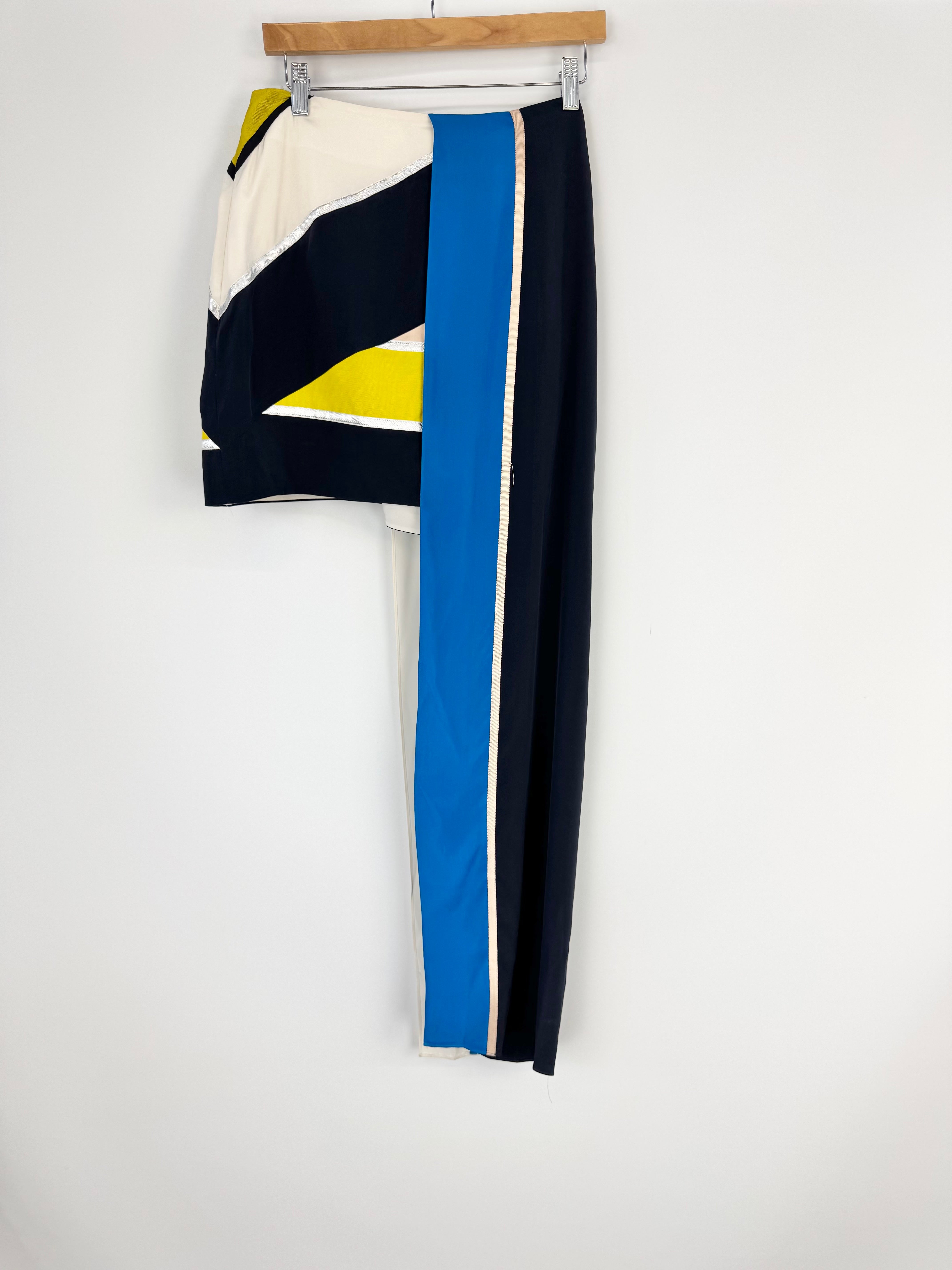 Sass & Bide 'The Silver Lining' Colourblock Mini Skirt NWT - AU12