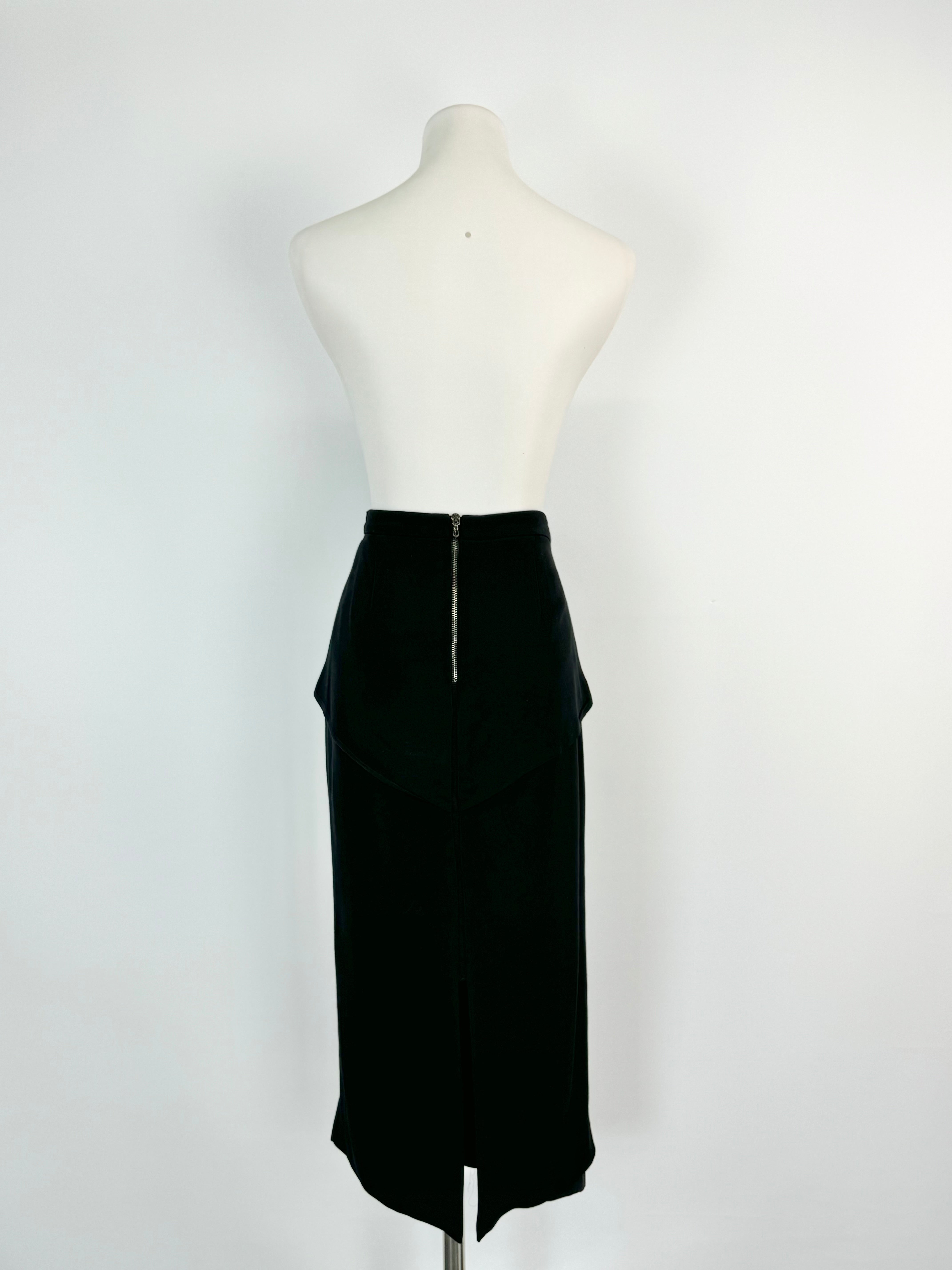 Willow Black Pencil Skirt - AU8